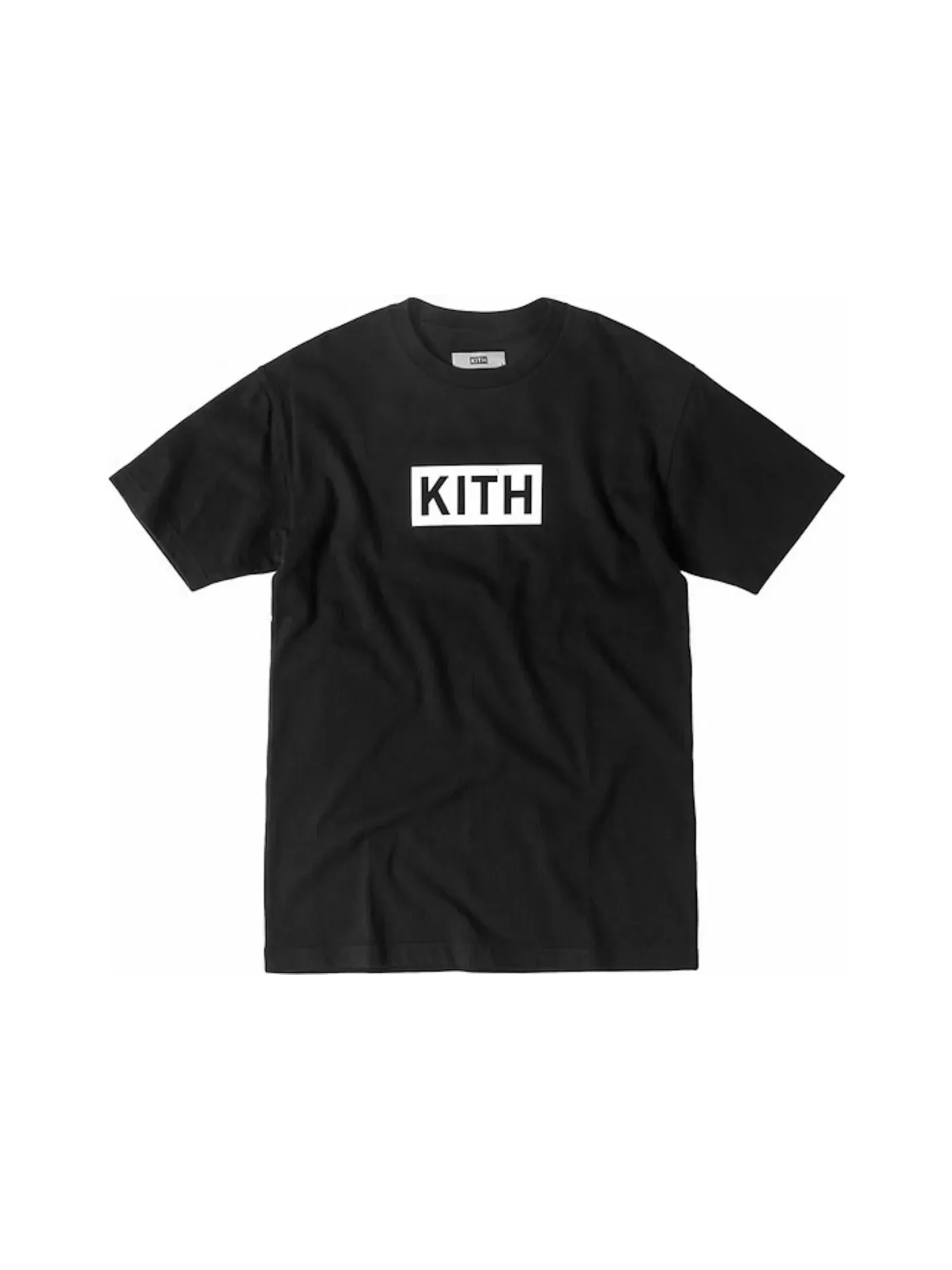 Мужская футболка с принтом Kith Tee — изображение 1 из 1, черный