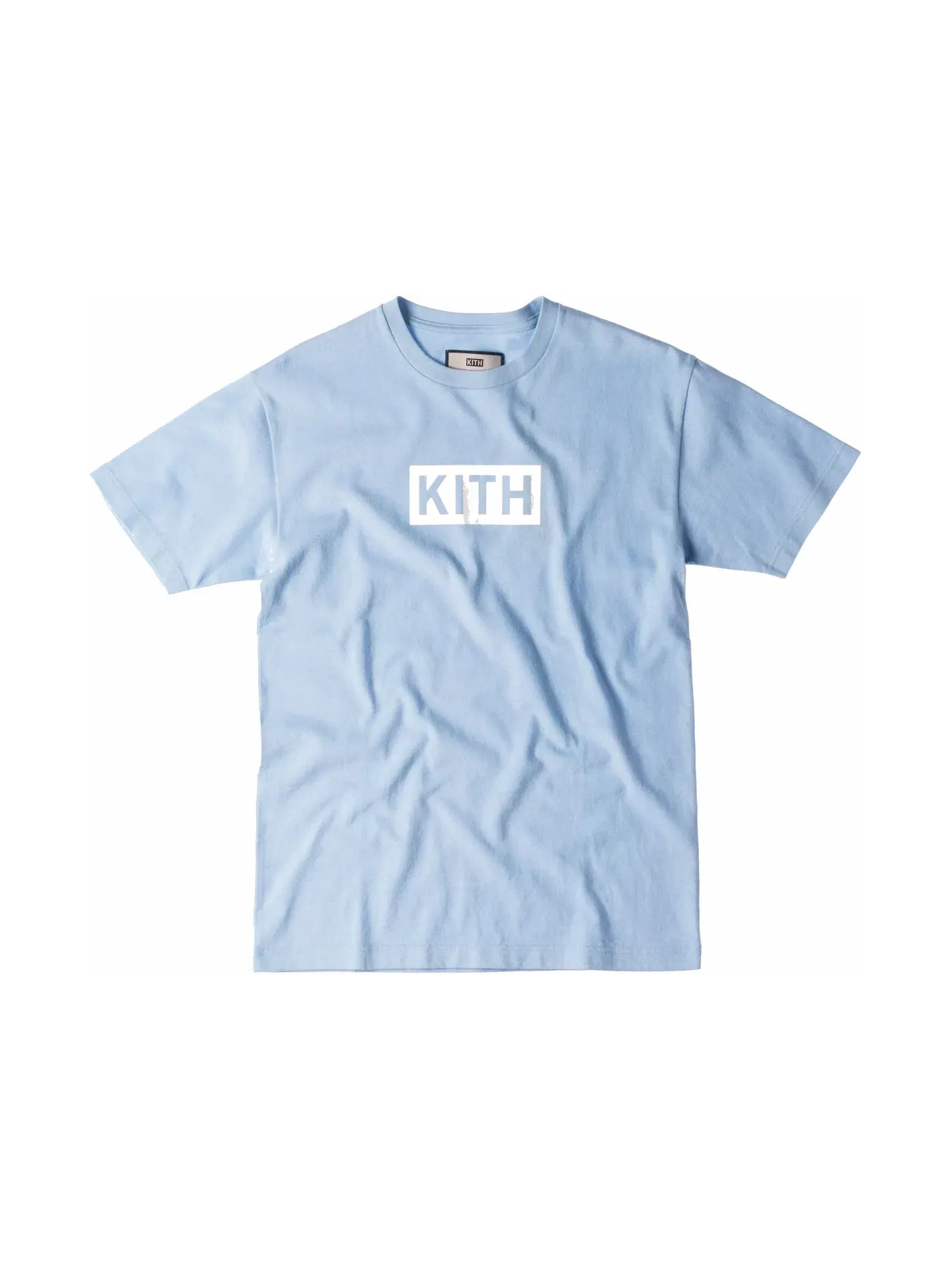 Мужская футболка с принтом Kith Tee — изображение 1 из 1, светлый синий