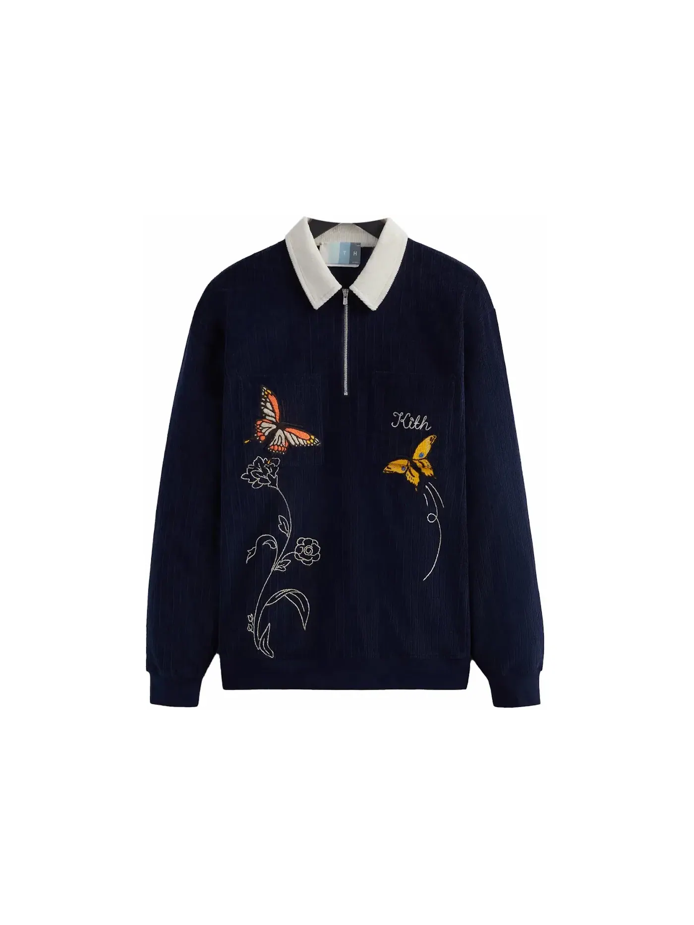 Мужская рубашка-поло Kith Clyde Rugby Nocturnal — изображение 1 из 2, ночной