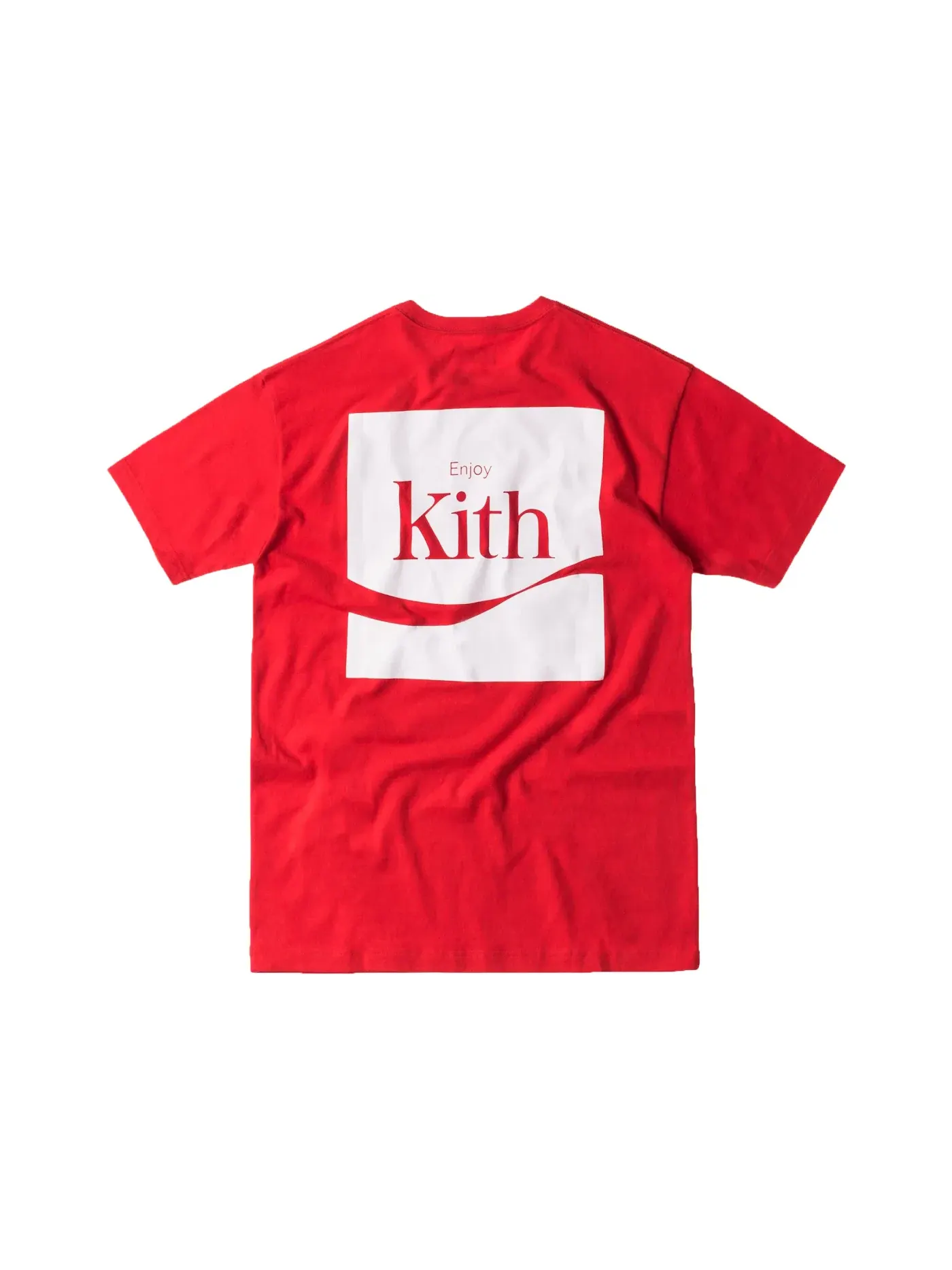 Мужская футболка хлопковая Tee Kith — изображение 2 из 2, красный