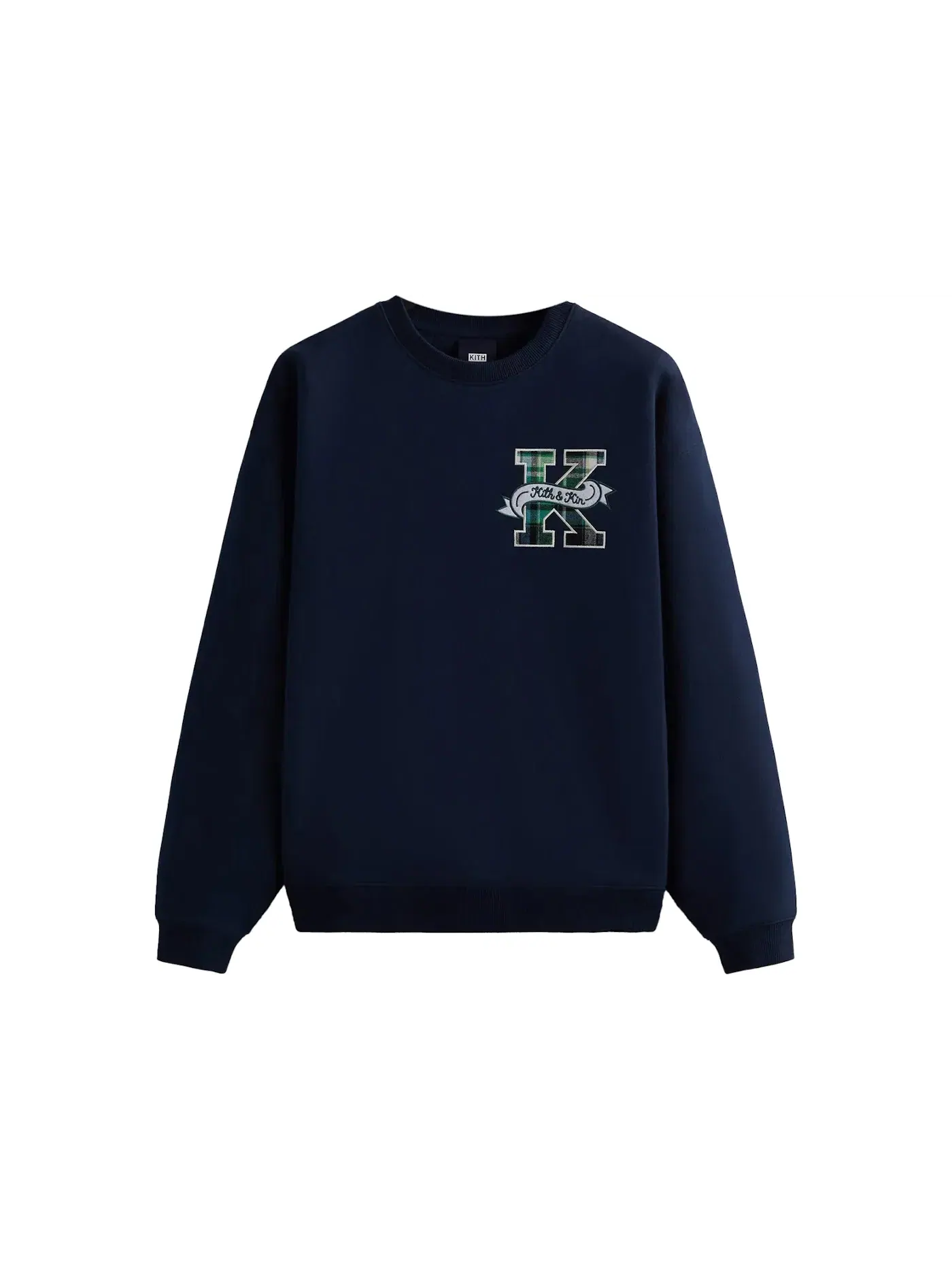 Мужской свитшот Kith Collegiate Crewneck Nocturnal — изображение 1 из 2, ночной