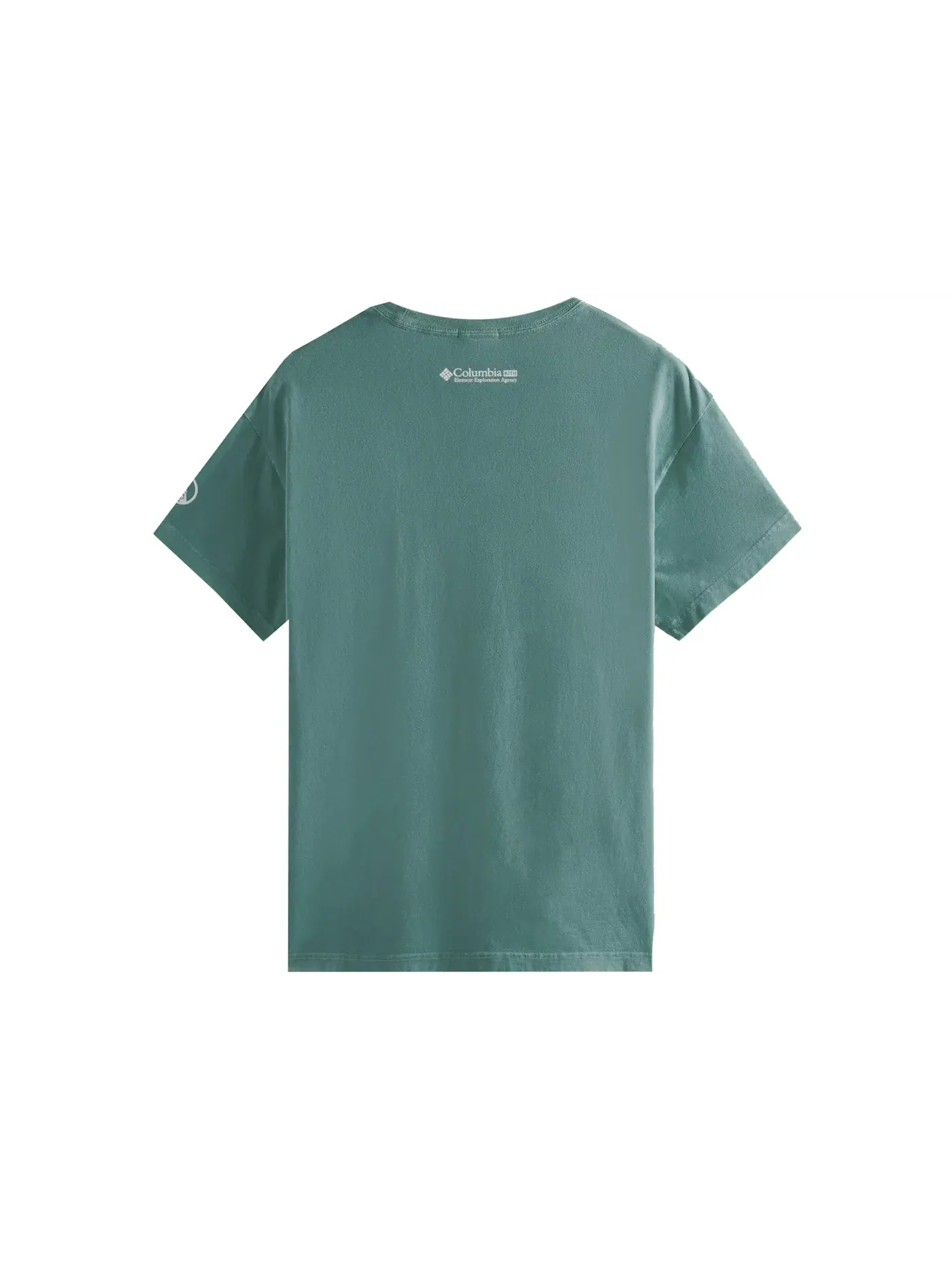 Мужская футболка с принтом Kith Columbia Eea Rain Mountain Tee — изображение 2 из 2, бирюзовый
