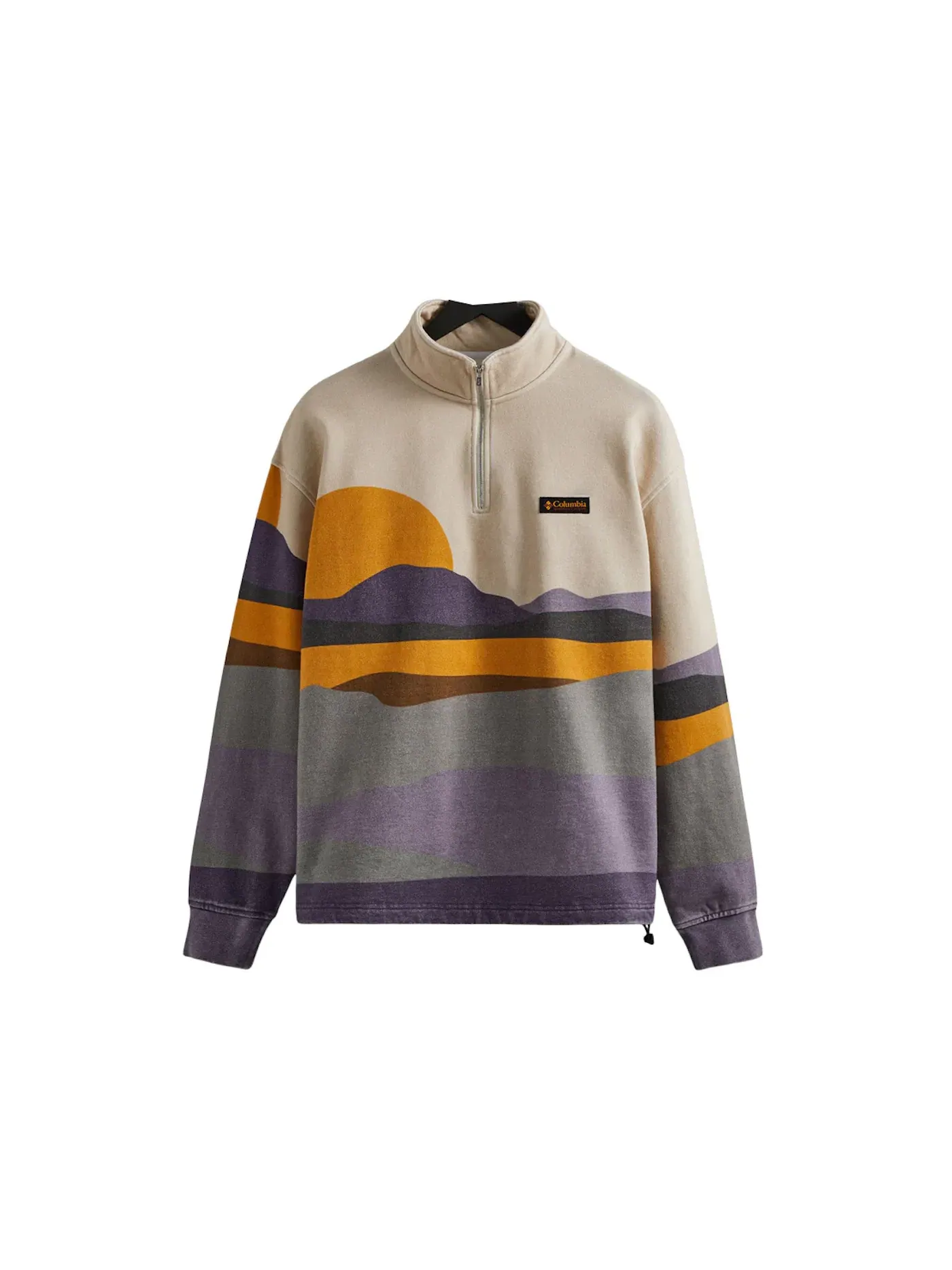 Мужская куртка-ветровка с длинным рукавом Quarter Zip Kith — изображение 1 из 2, фиолетовый