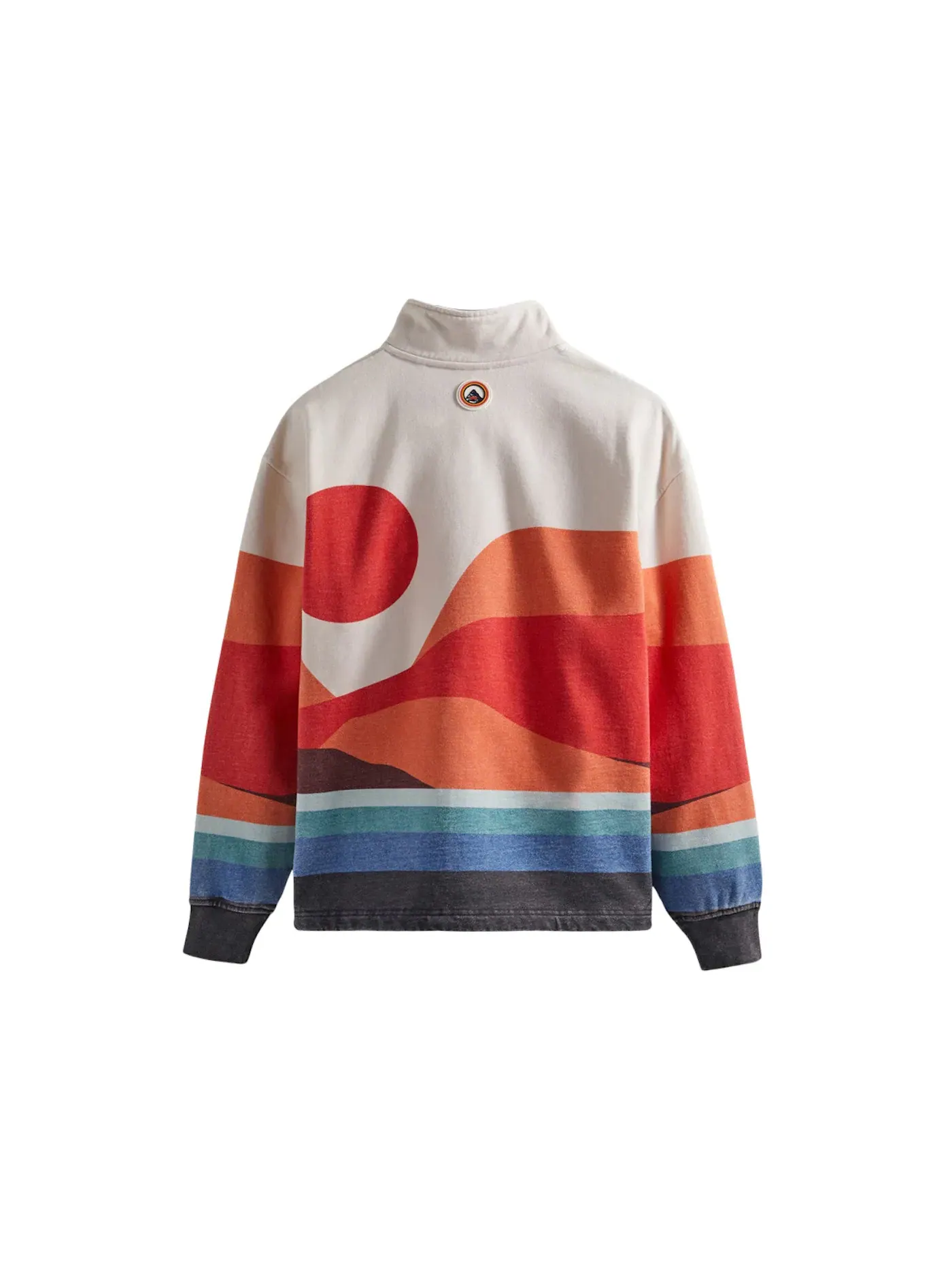 Мужская куртка с молнией на четверть Quarter Zip Kith — изображение 2 из 2, красный