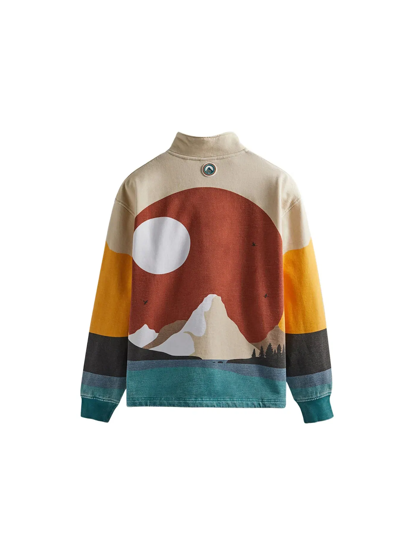 Мужская куртка-полузамок Kith Quarter Zip, Sanguine — изображение 2 из 2