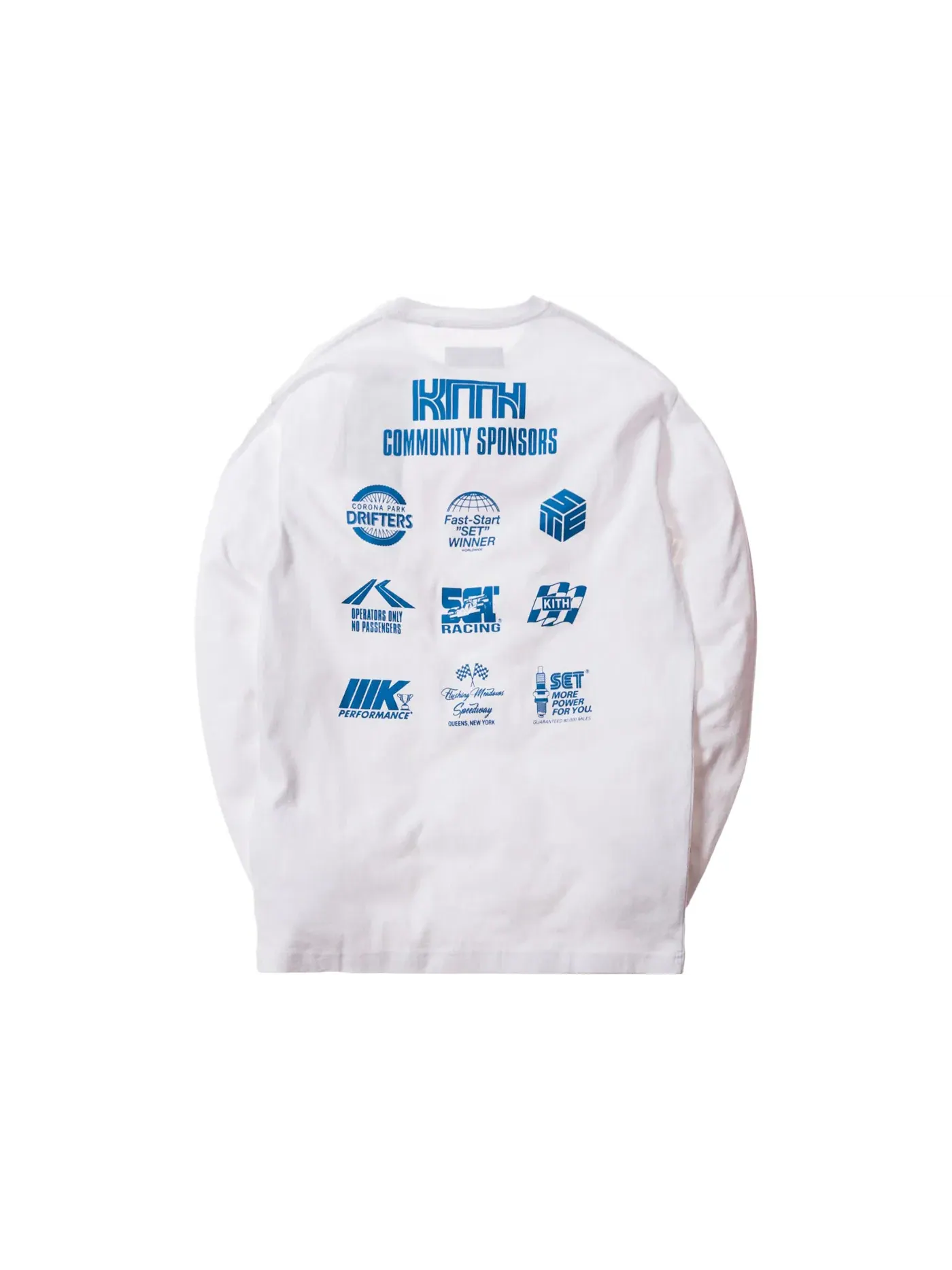 Мужская футболка с длинным рукавом Kith Community Sponsors — изображение 2 из 2, белый