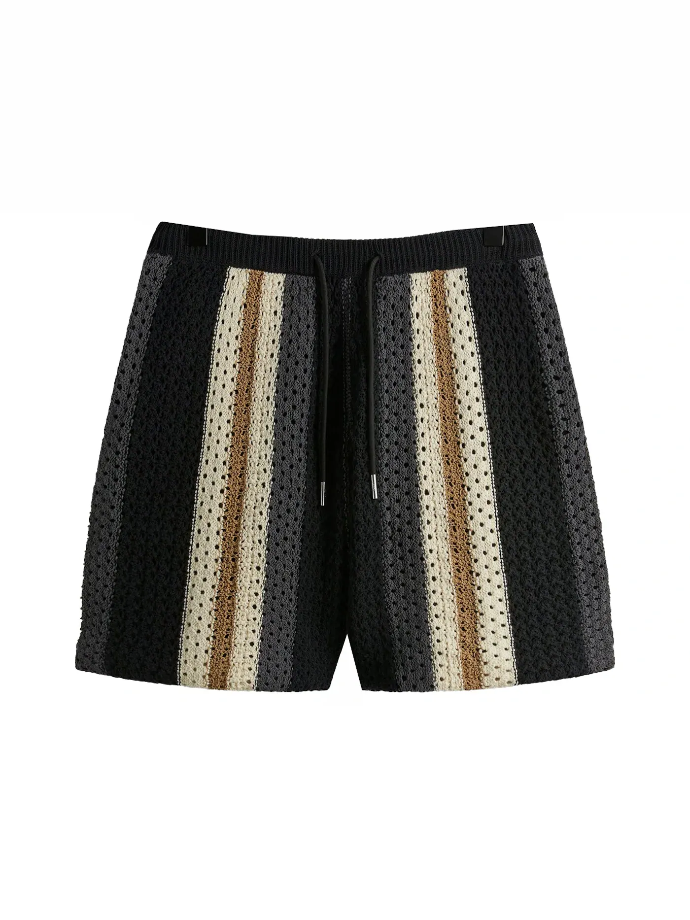 Мужские шорты с вязаным узором Kith Short — изображение 1 из 1, черный