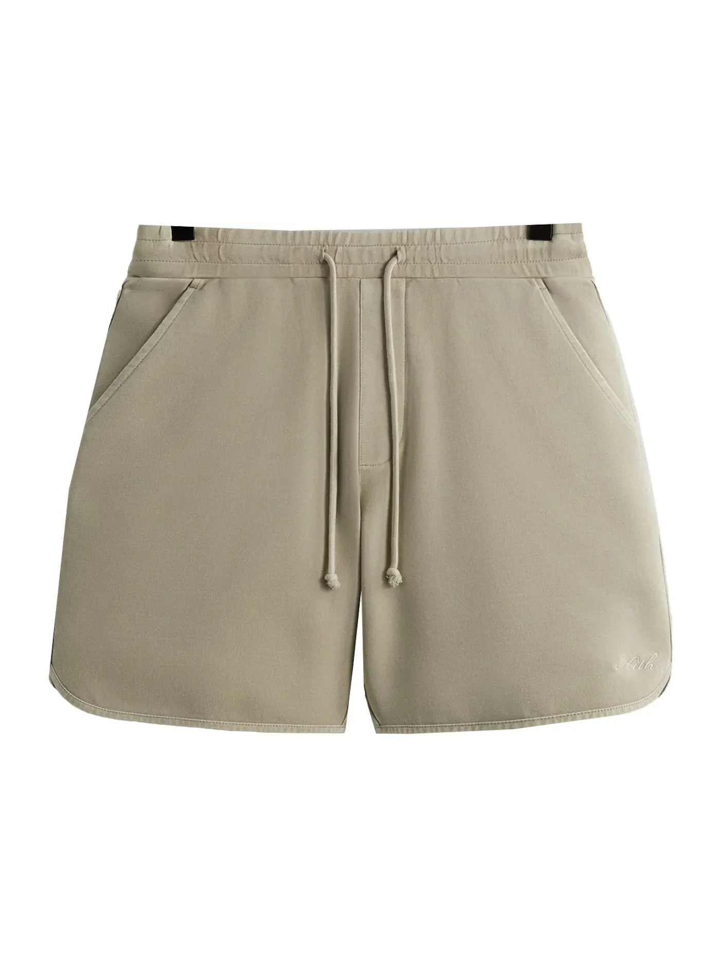 Мужские шорты с эластичным поясом Kith Crystal Wash Interlock Jordan Short, Field — изображение 1 из 1
