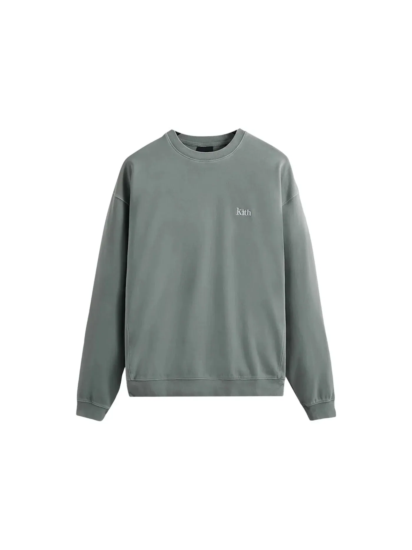 Мужской свитшот с круглым вырезом Kith Crewneck — изображение 1 из 1, светлый индиго
