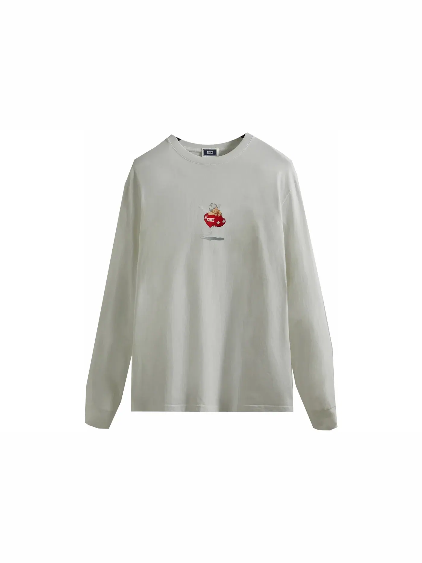 Мужская футболка с принтом Kith Tee — изображение 1 из 2, мел