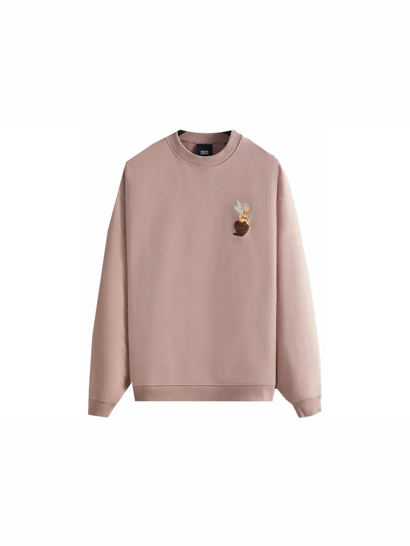 Мужской свитшот с принтом Kith Cupid III Crewneck — изображение 1 из 2, розовый