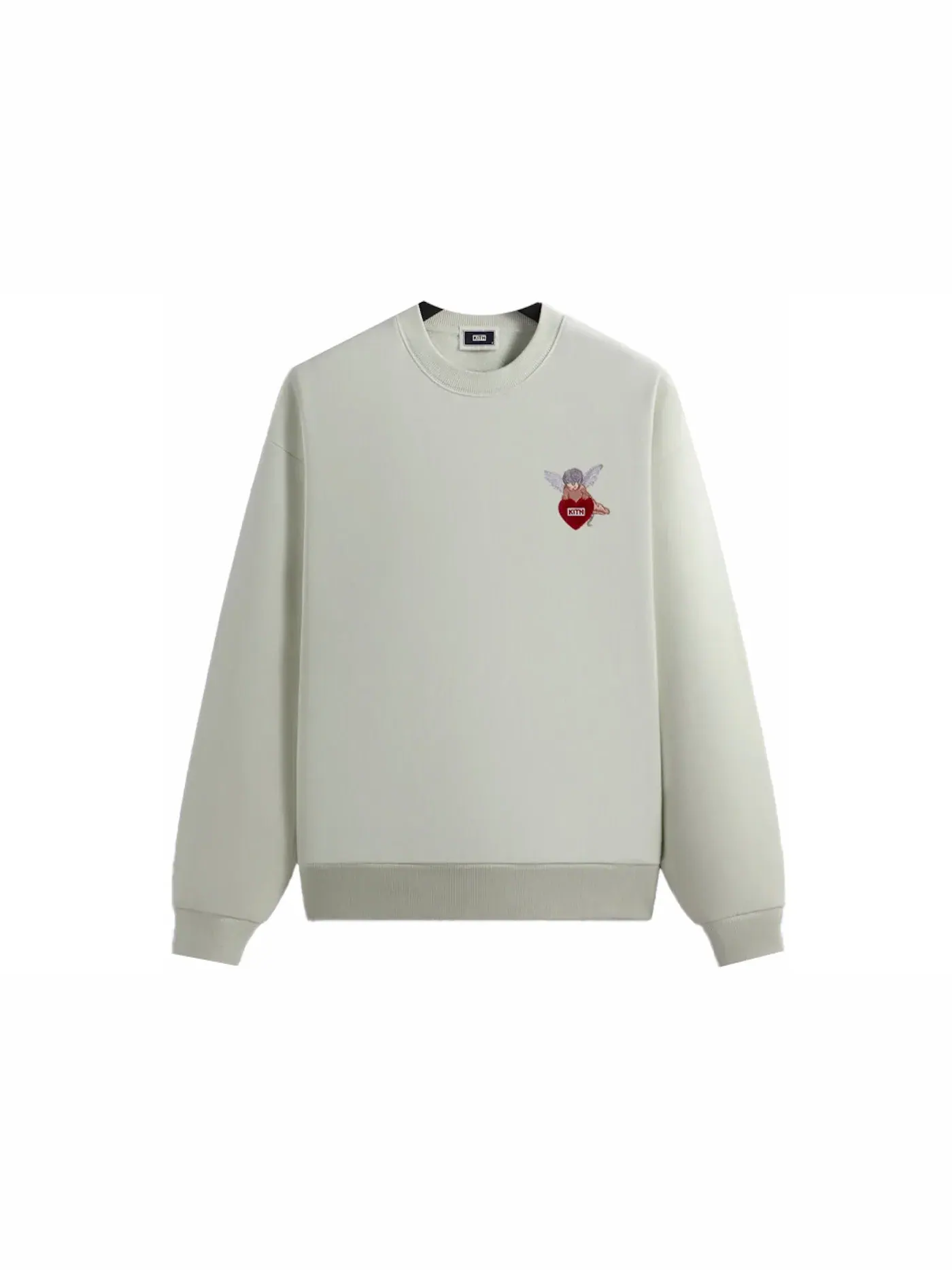 Мужской свитшот хлопковый Kith Cupid IV Nelson Crewneck — изображение 1 из 2, мел