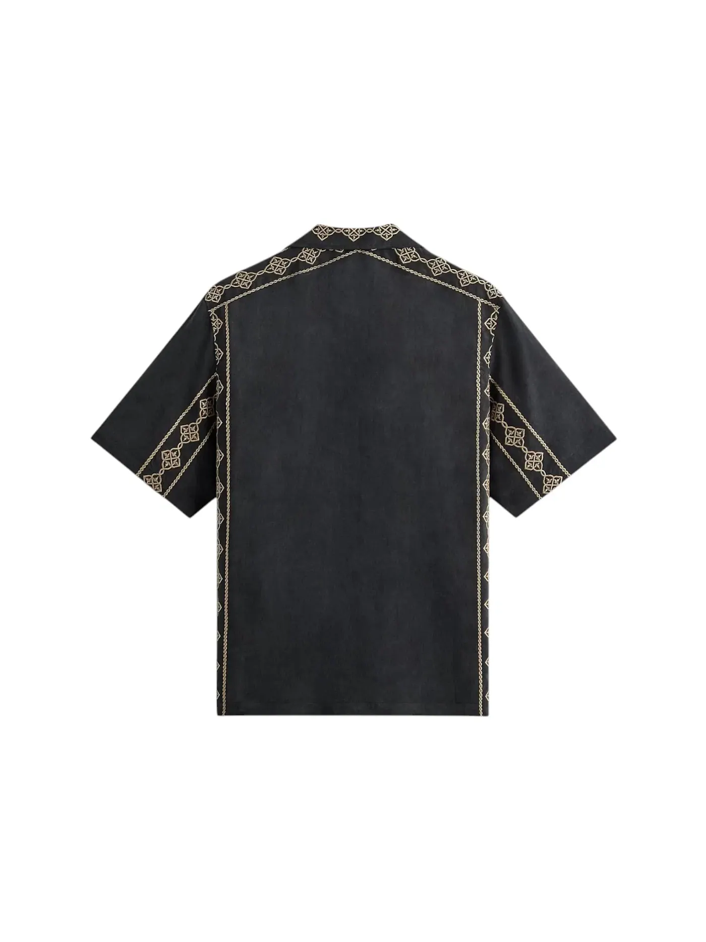 Мужская рубашка с коротким рукавом Thompson Camp Collar Shirt Kith — изображение 2 из 2, черный