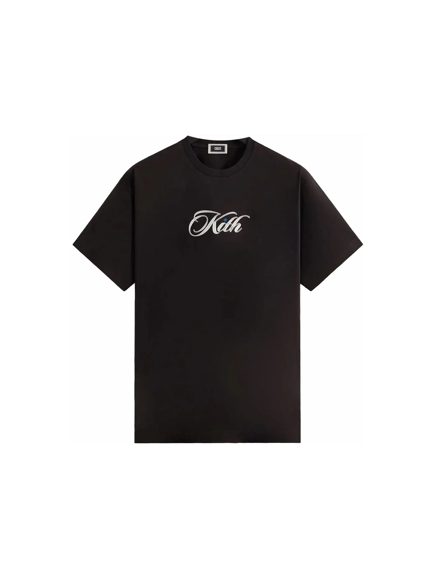 Мужская футболка с принтом Kith Tee Kith — изображение 1 из 1, черный