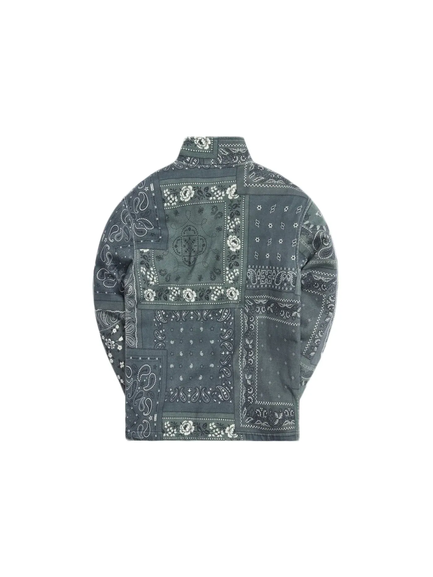 Мужская куртка-бомбер с принтом Kith Deconstructed Bandana Quarter Zip, Stadium — изображение 2 из 2