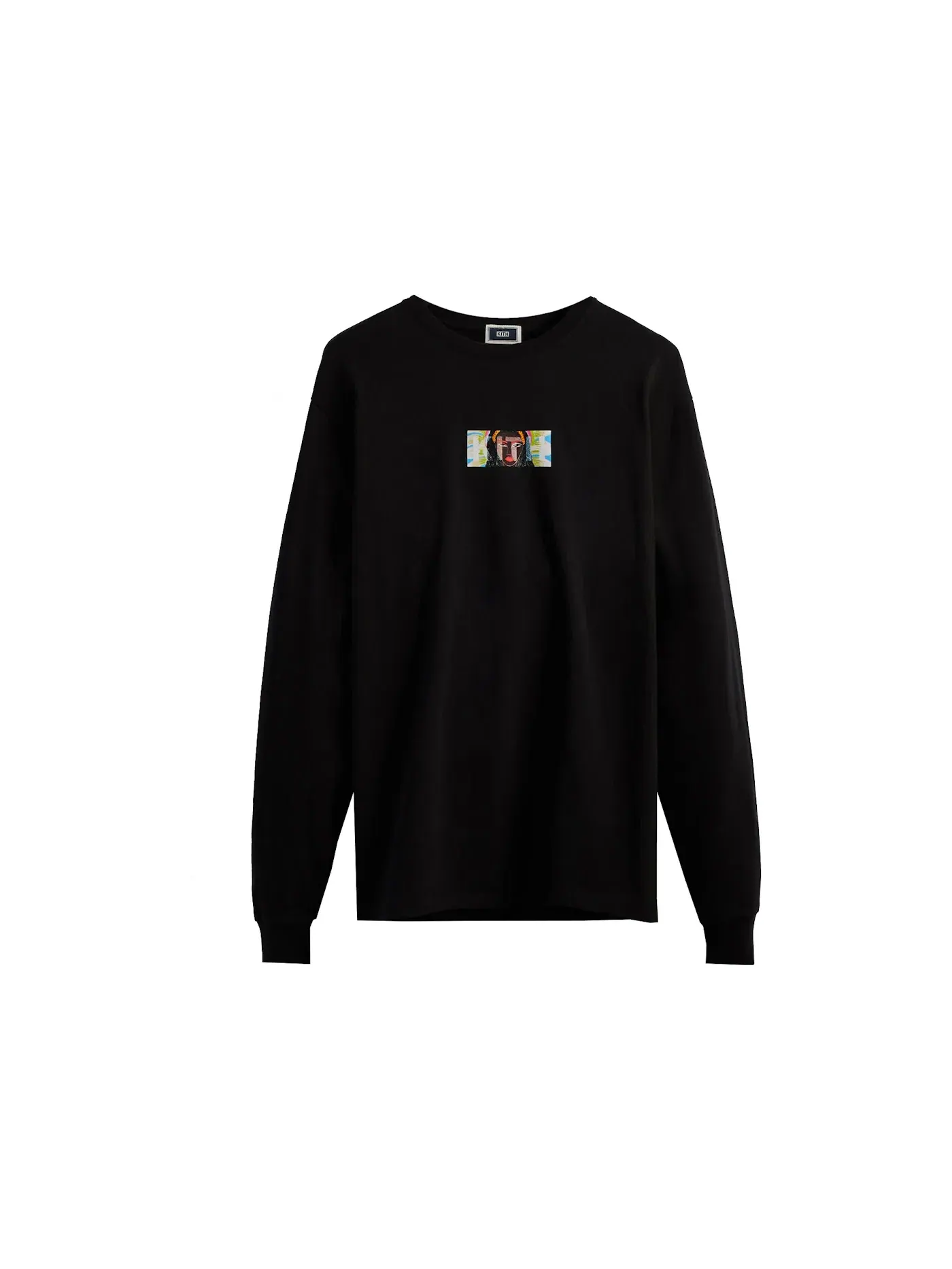 Мужская футболка с длинным рукавом Kith Delphine Desane Classic Logo L/S Tee — изображение 1 из 2, черный