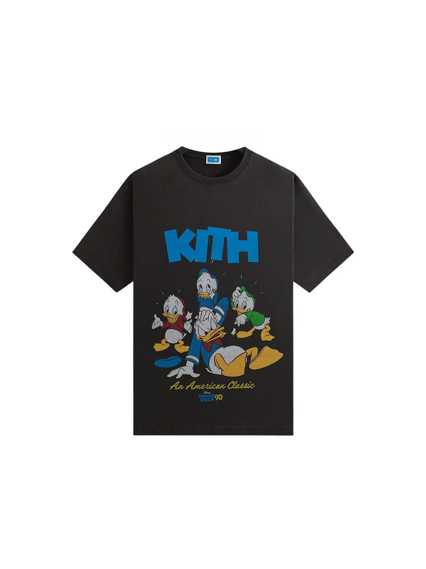 Мужская футболка с принтом Donald Duck Classic Vintage Tee Kith — изображение 1 из 2, черный