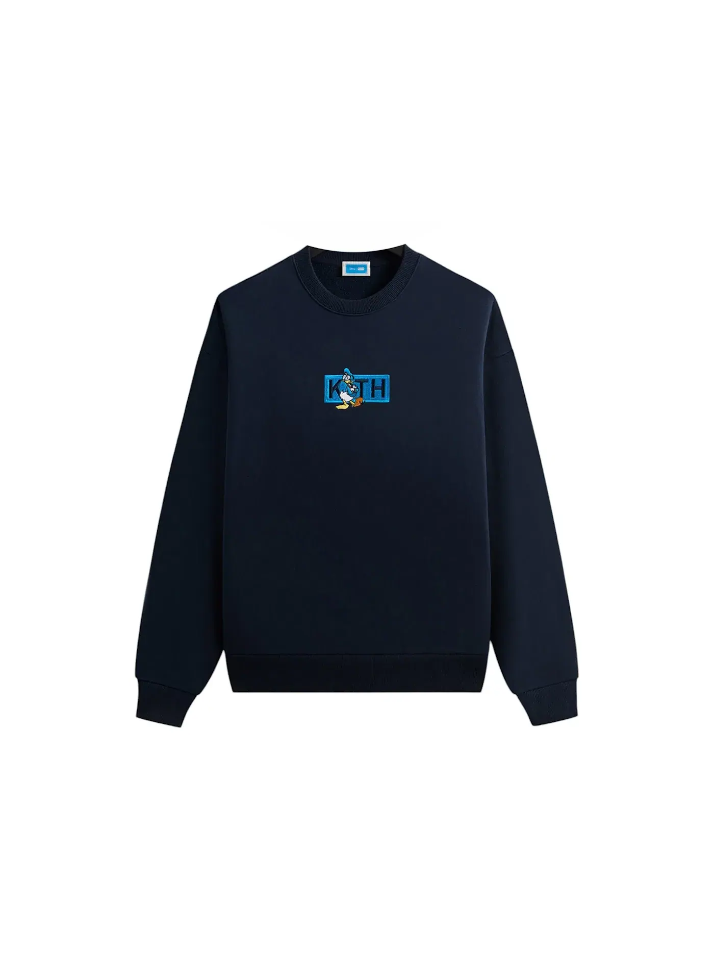 Мужской свитшот с принтом Kith Disney Donald Duck Vintage Nelson Crewneck Nocturnal — изображение 1 из 2, ночной