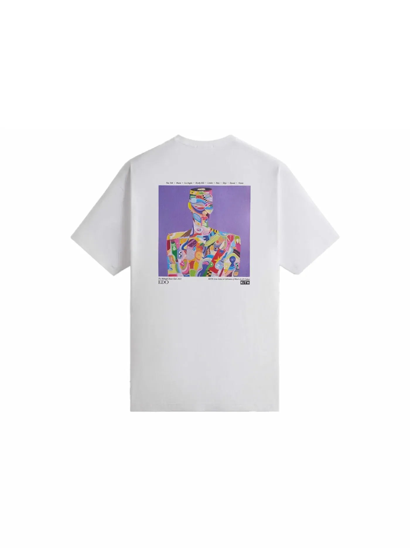Мужская футболка с принтом Kith Edo Gallery Tee — изображение 2 из 2, белый
