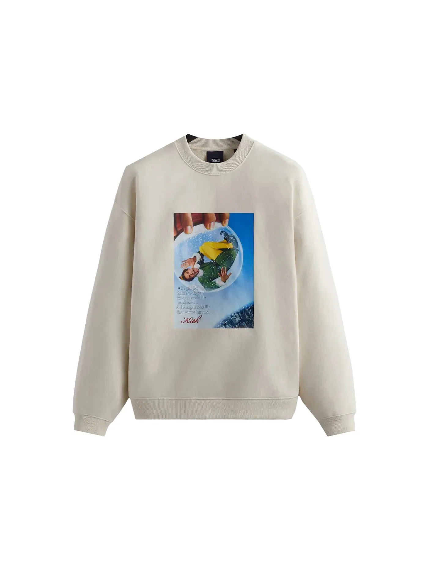 Мужской свитшот с воротником-хомутом Kith Crewneck, Waffle — изображение 1 из 2