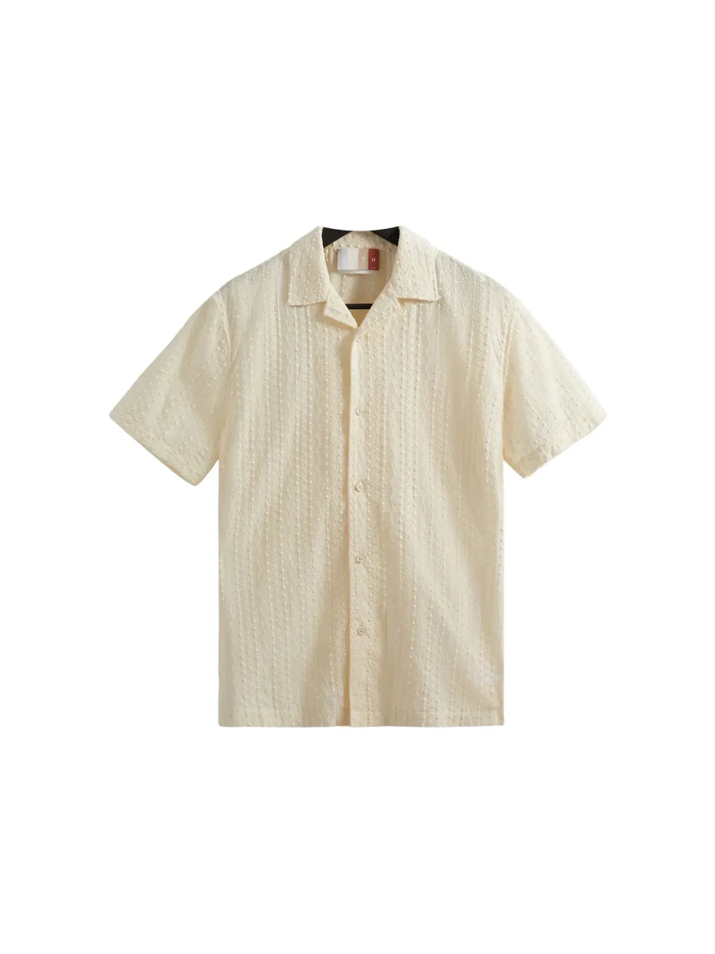 Мужская рубашка с вышивкой Thompson Camp Collar Kith — изображение 1 из 2, белый