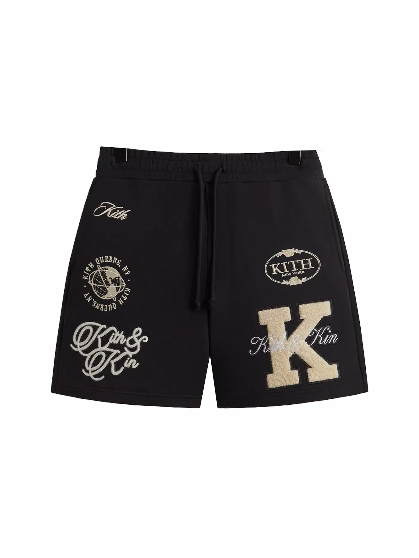 Мужские шорты из флиса Kith — изображение 1 из 3, черный