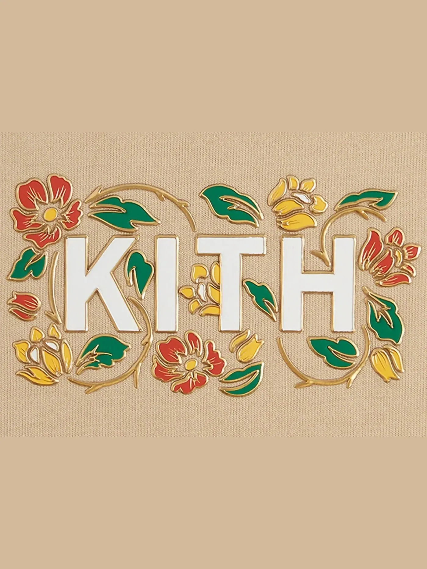 Мужская футболка с длинным рукавом с принтом Kith Tee — изображение 2 из 2, холст