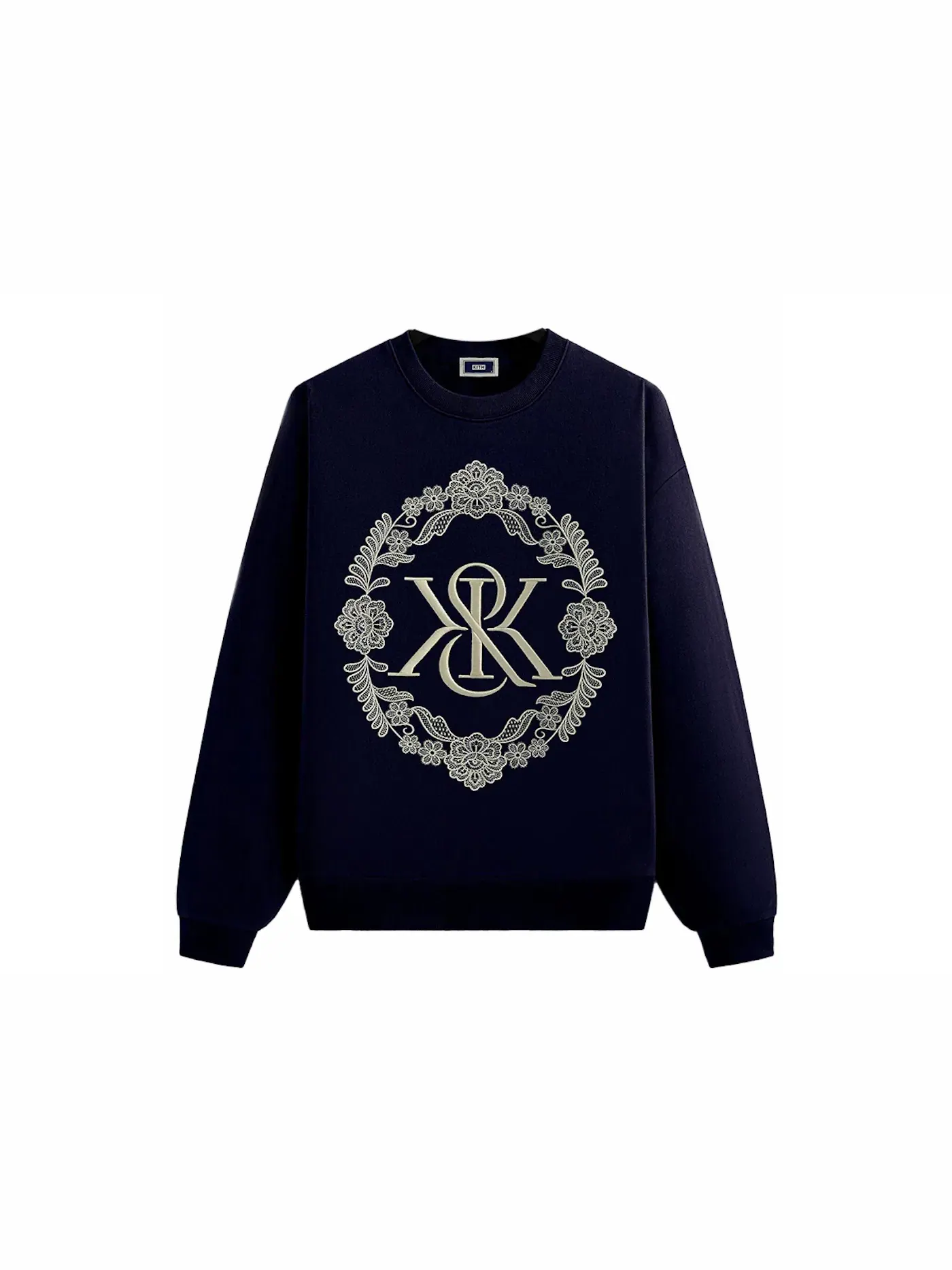Мужской свитшот с кружевным принтом Kith Crewneck — изображение 1 из 2, бездонный