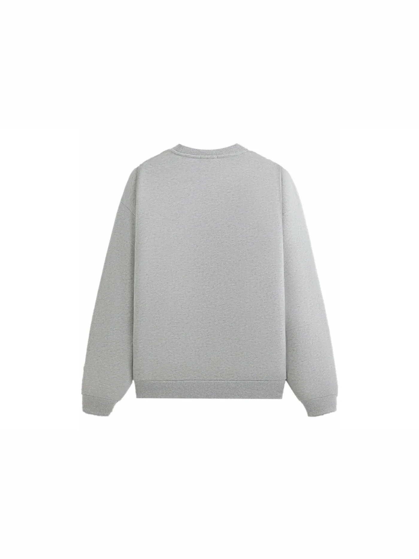 Мужской свитшот с кружевной отделкой Kith Crewneck (FW24) — изображение 2 из 2, светлый серый