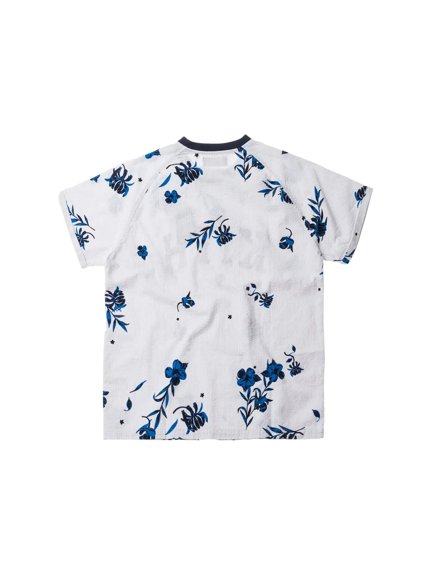 Мужская футболка с принтом Kith Floral Seersucker Howard Tee — изображение 2 из 2, серый