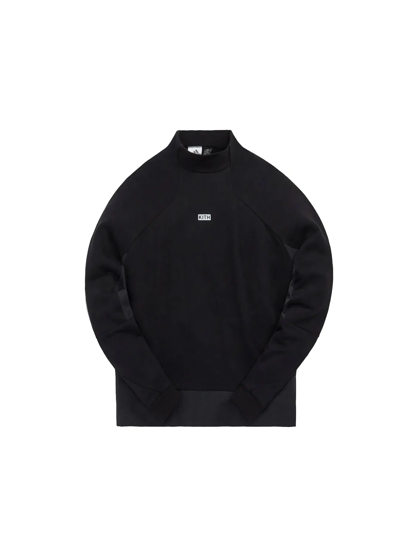 Мужская рубашка с высоким воротом Mock Neck Kith — изображение 1 из 2, черный