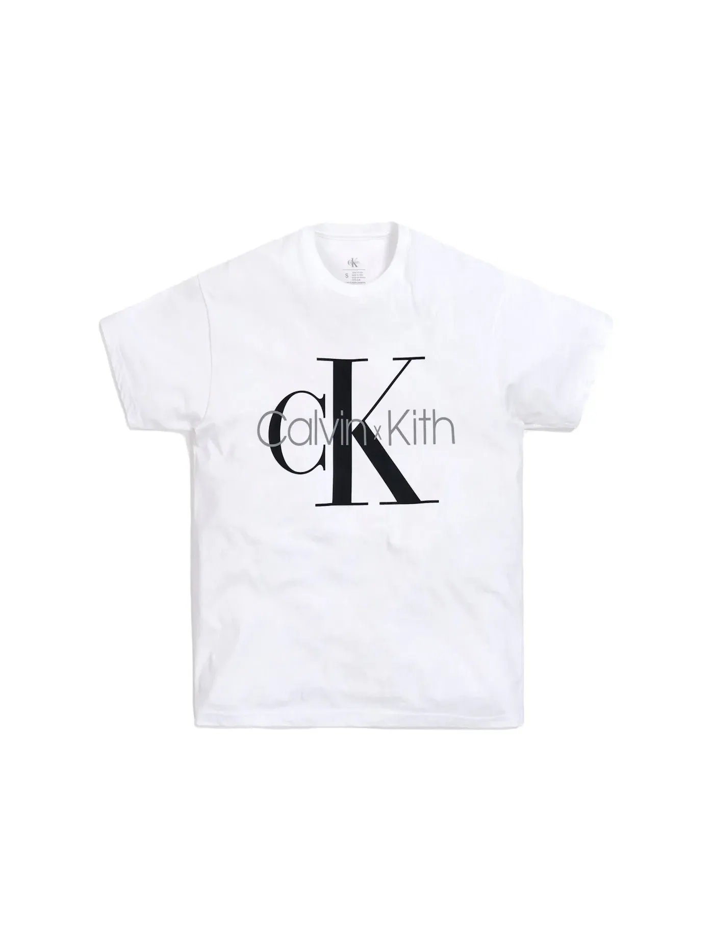 Мужская футболка хлопковая Tee Kith — изображение 1 из 2, белый