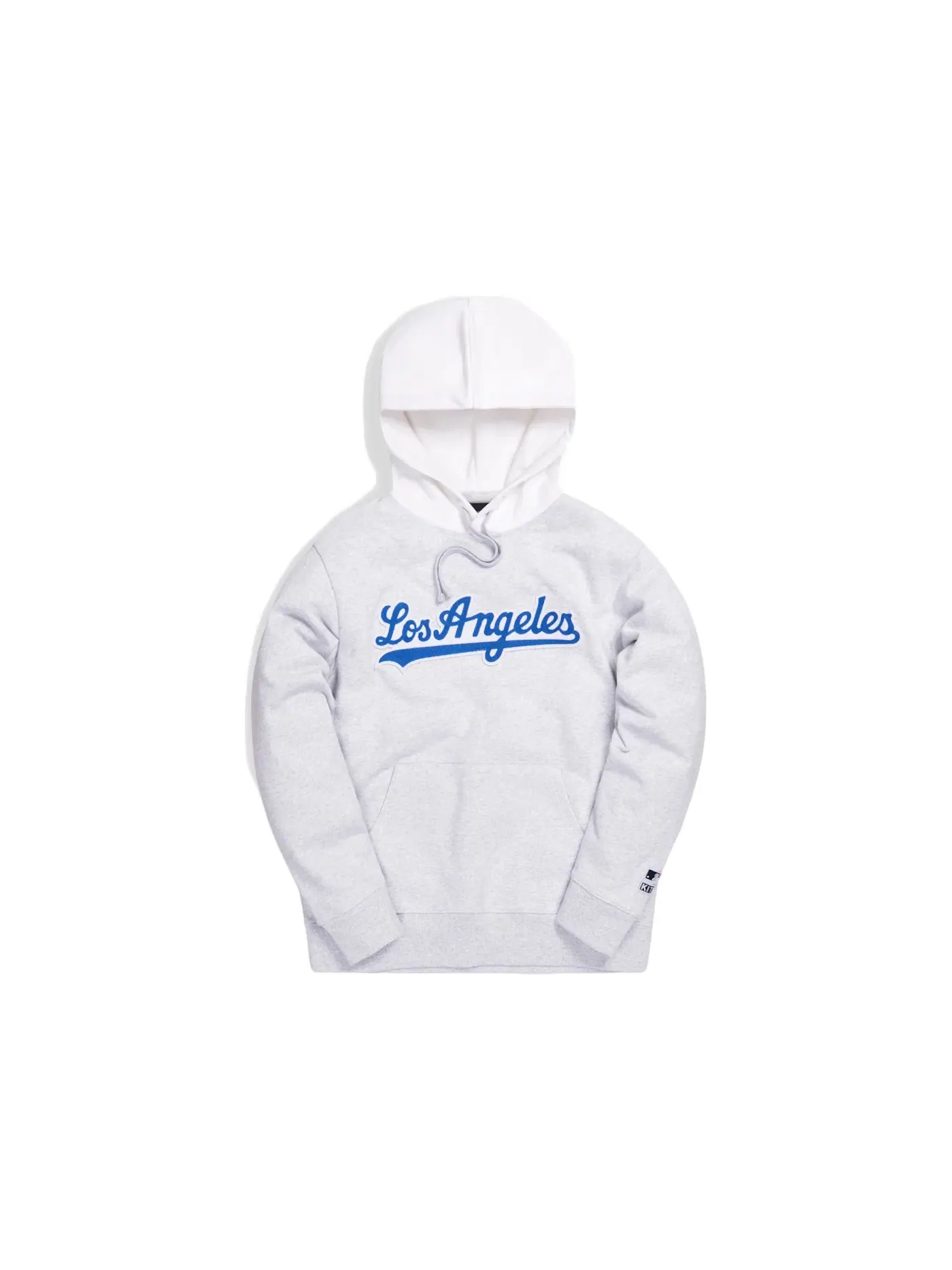 Мужской худи Kith For Major League Baseball Los Angeles Dodgers Script Hoodie — изображение 1 из 2, светлый серый