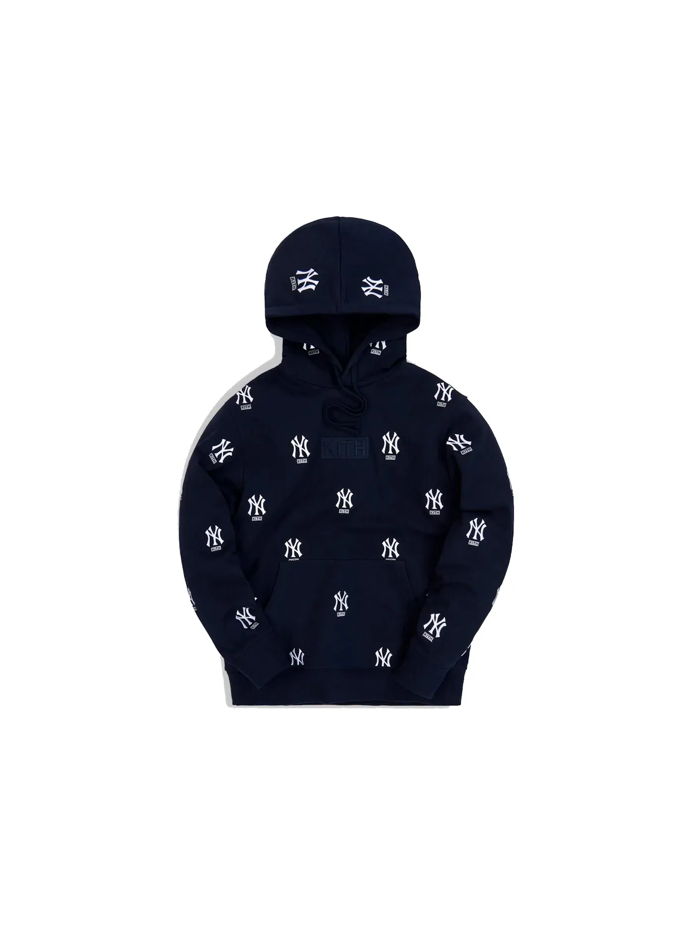 Мужская худи Monogram Hoodie Kith — изображение 1 из 2, темно-синий