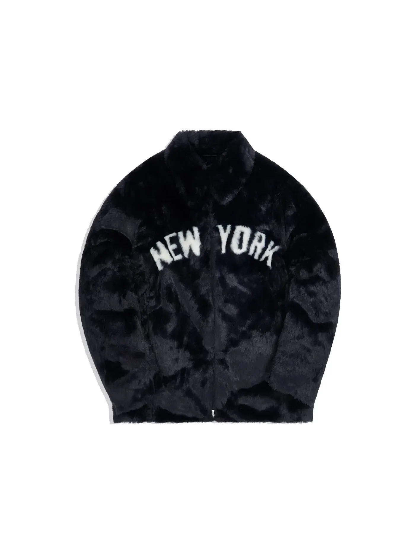 Мужская куртка-тренер с искусственным мехом Kith For Major League Baseball New York Yankees — изображение 1 из 2, темно-синий