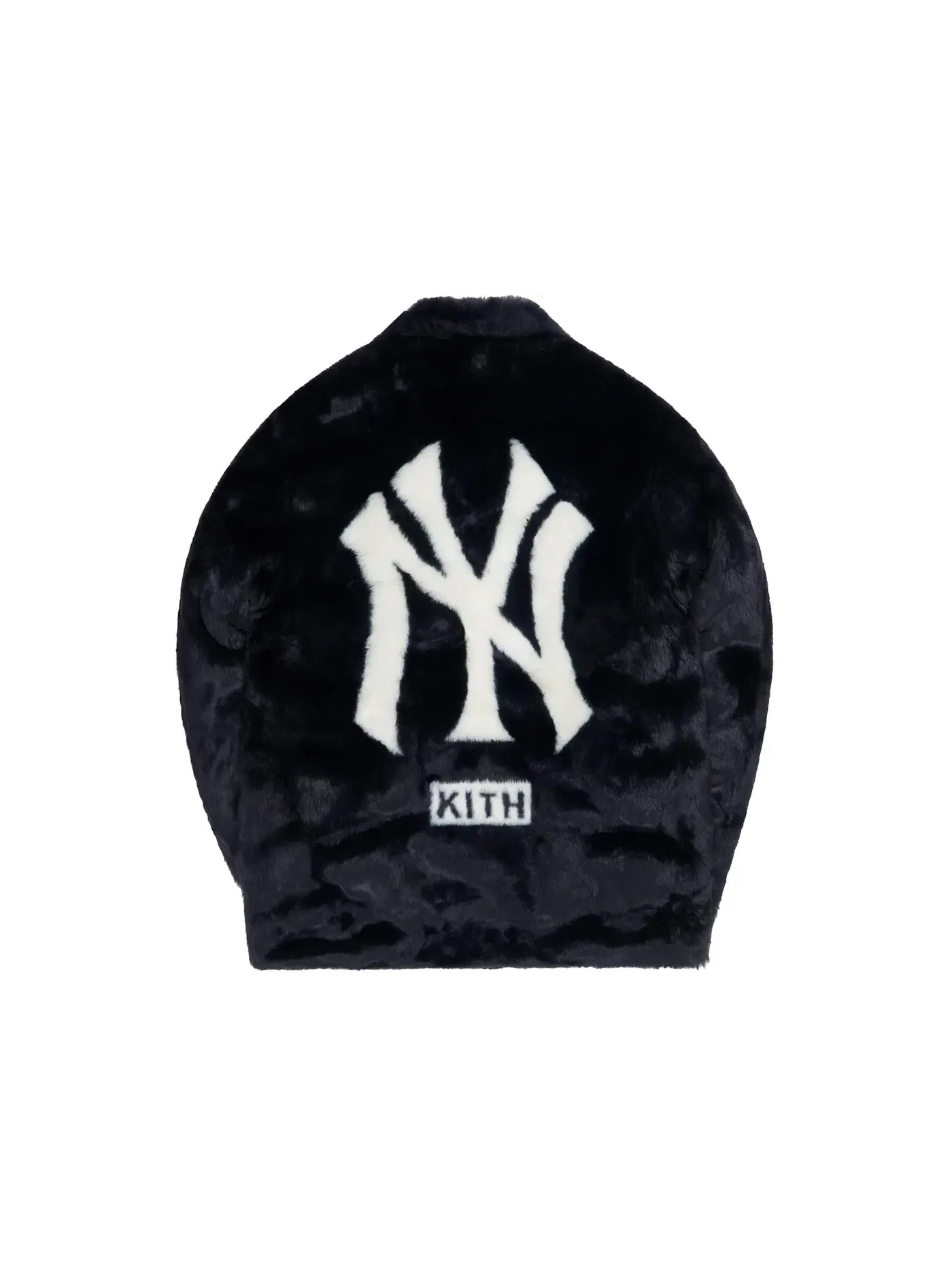 Мужская куртка-тренер с искусственным мехом Kith For Major League Baseball New York Yankees — изображение 2 из 2, темно-синий