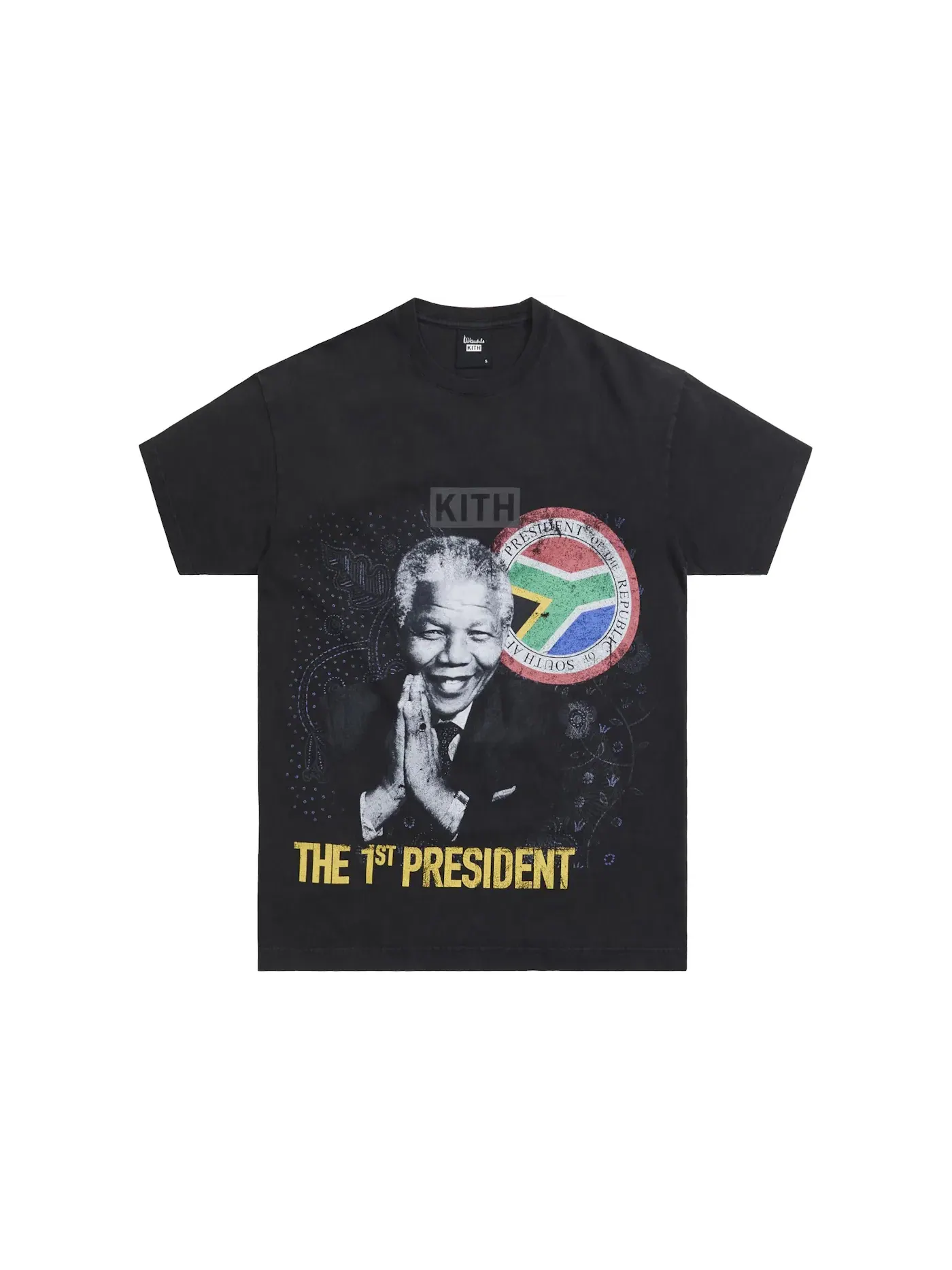 Мужская футболка с принтом President Vintage Tee Kith — изображение 1 из 2, черный