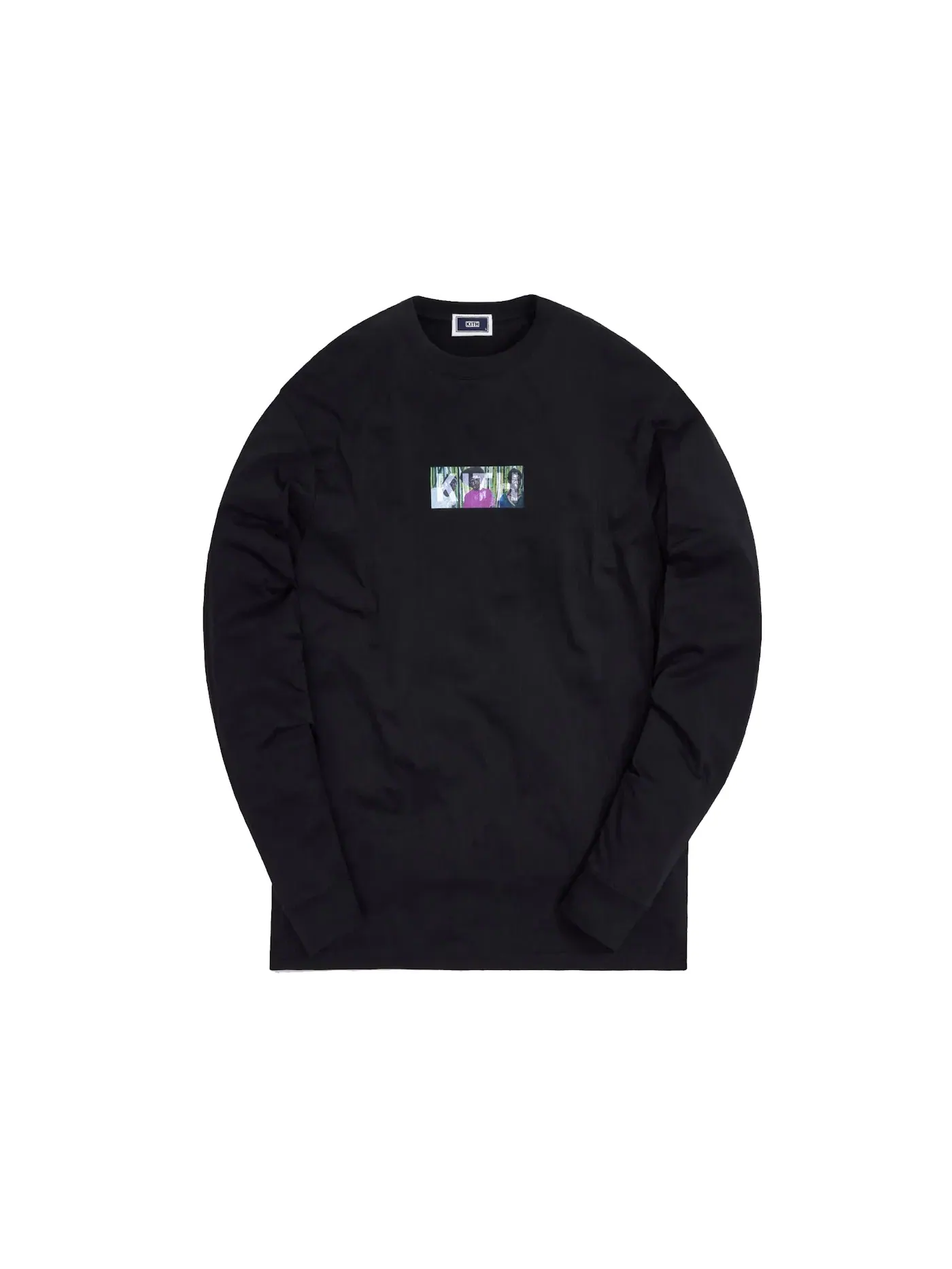 Мужская футболка с длинным рукавом Classic Logo Kith — изображение 1 из 1, черный