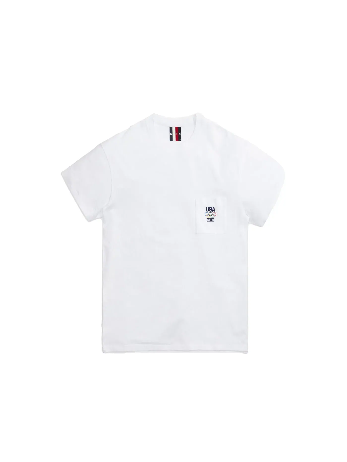 Мужская футболка с карманом Kith Tee — изображение 1 из 1, белый