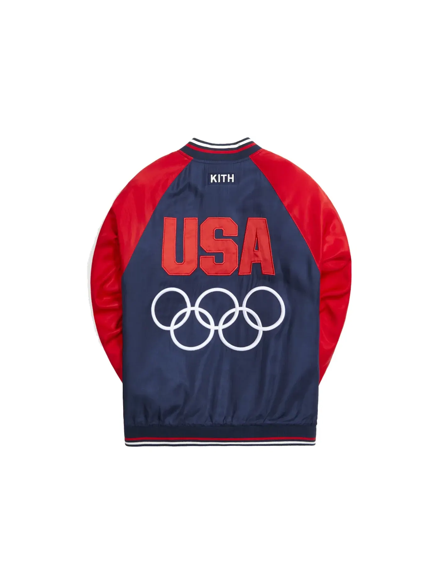Мужская куртка-сувенир с принтом Kith for Team USA — изображение 2 из 2, темно-синий/мульти