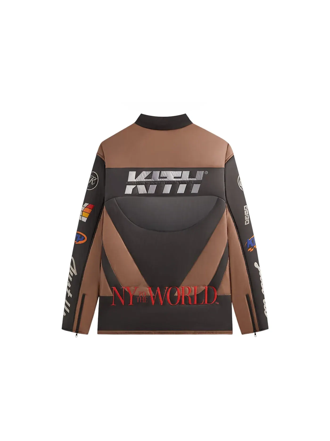 Мужская куртка с начесом Kith Full Zip Brixton Puffed Shirt Jacket, Yuma — изображение 2 из 2