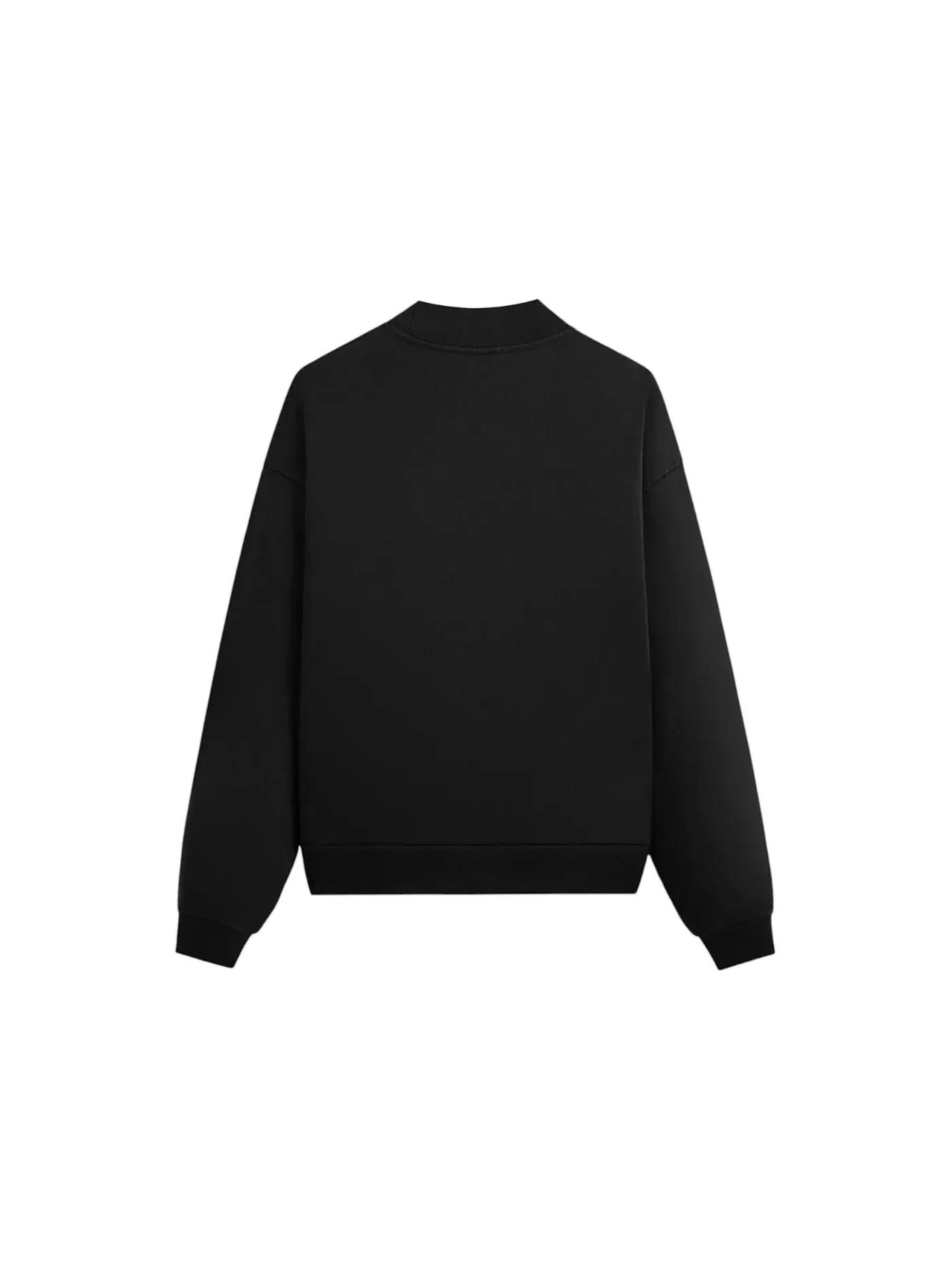 Мужской свитшот с высоким воротом Garment Dyed Fleece Mockneck Kith — изображение 2 из 2, черный