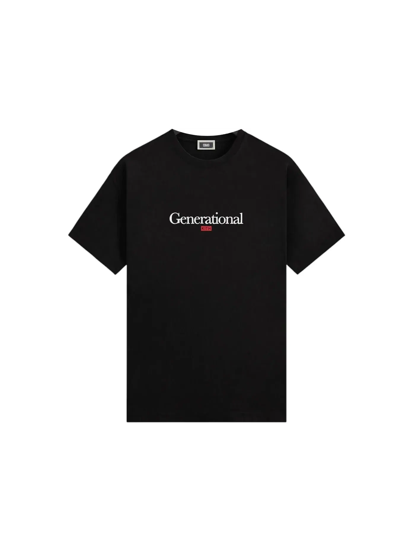 Мужская футболка с принтом Kith Generational Quote Tee — изображение 1 из 2, черный