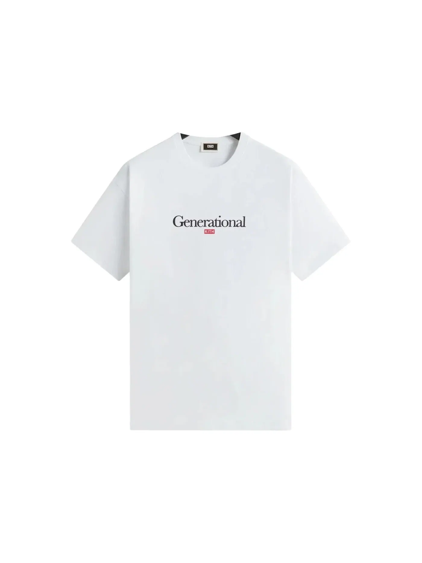 Мужская футболка с принтом Kith Generational Quote Tee — изображение 1 из 2, белый