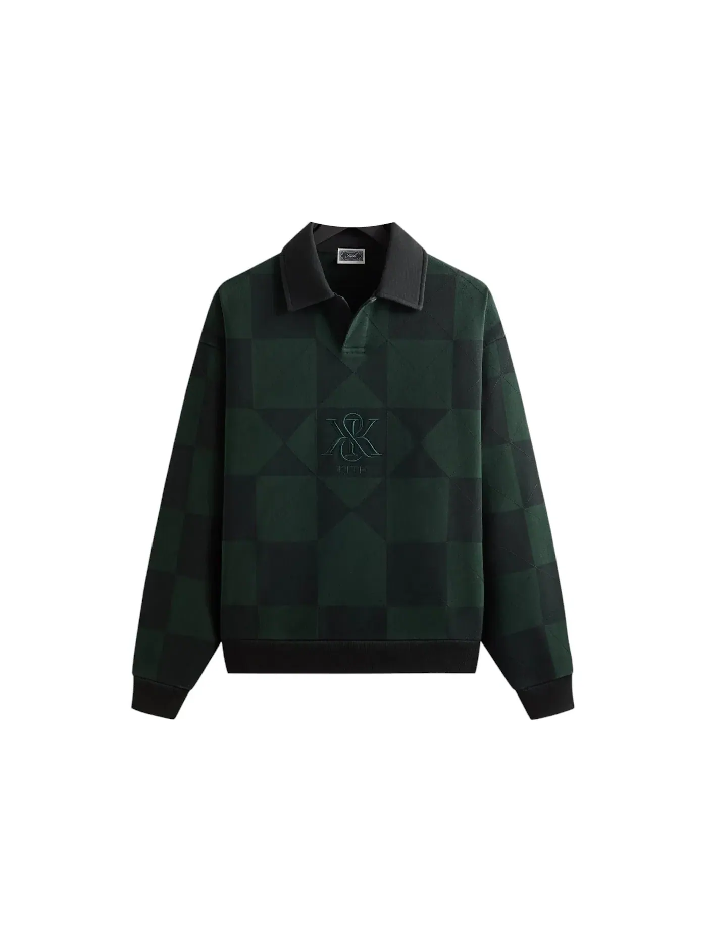 Мужская рубашка-регби с принтом Kith Geo Quilted Nelson Rugby, Stadium — изображение 1 из 2