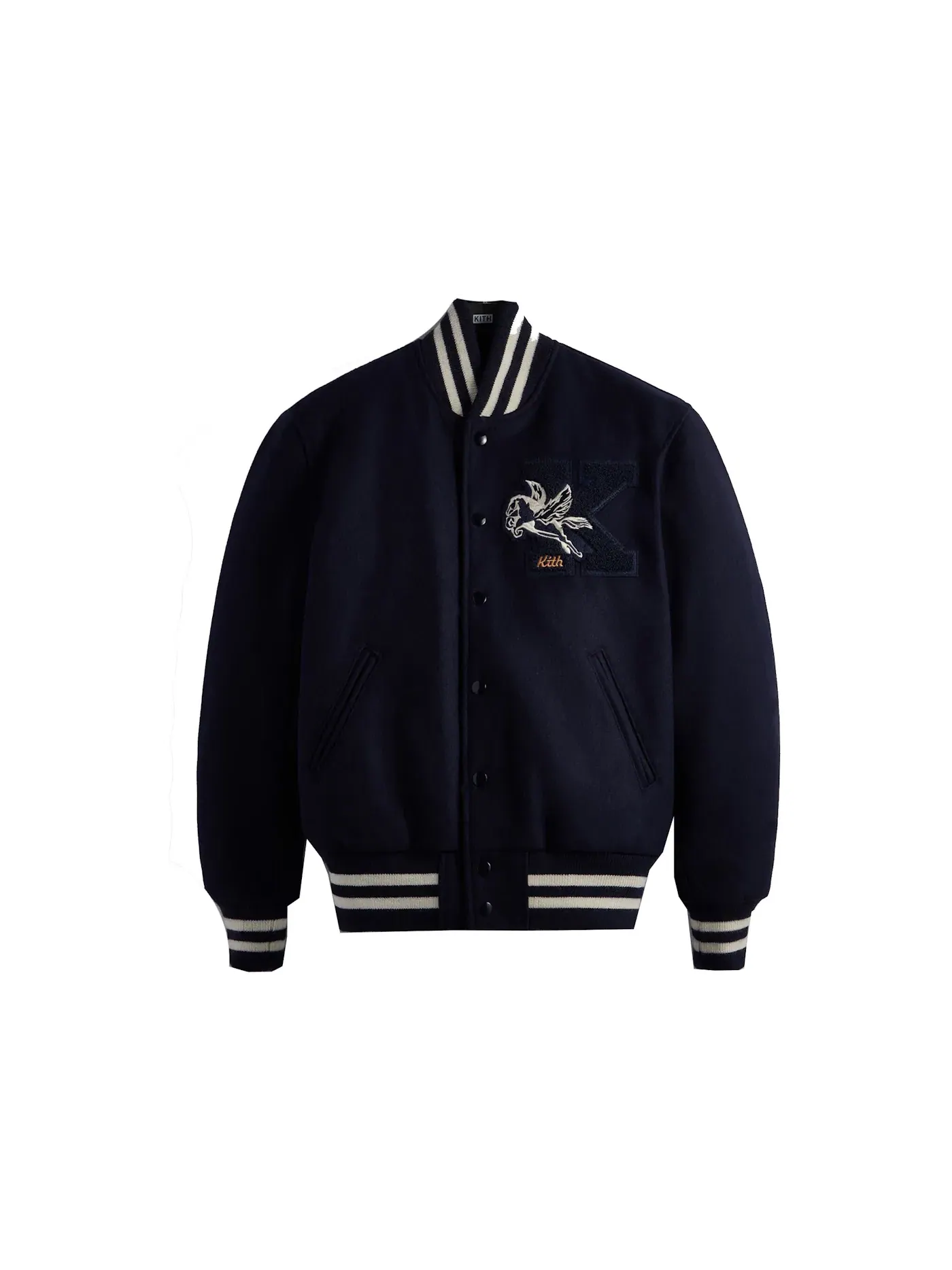 Мужская куртка шерстяная Kith Golden Bear Classic Wool Nocturnal — изображение 1 из 2, ночной