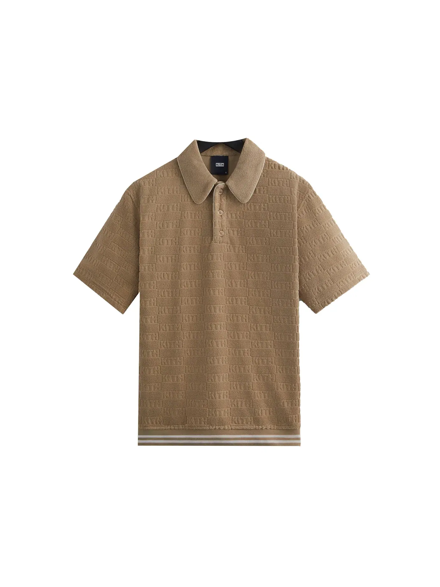 Мужское поло с принтом Kith Graham Polo — изображение 1 из 1, холст