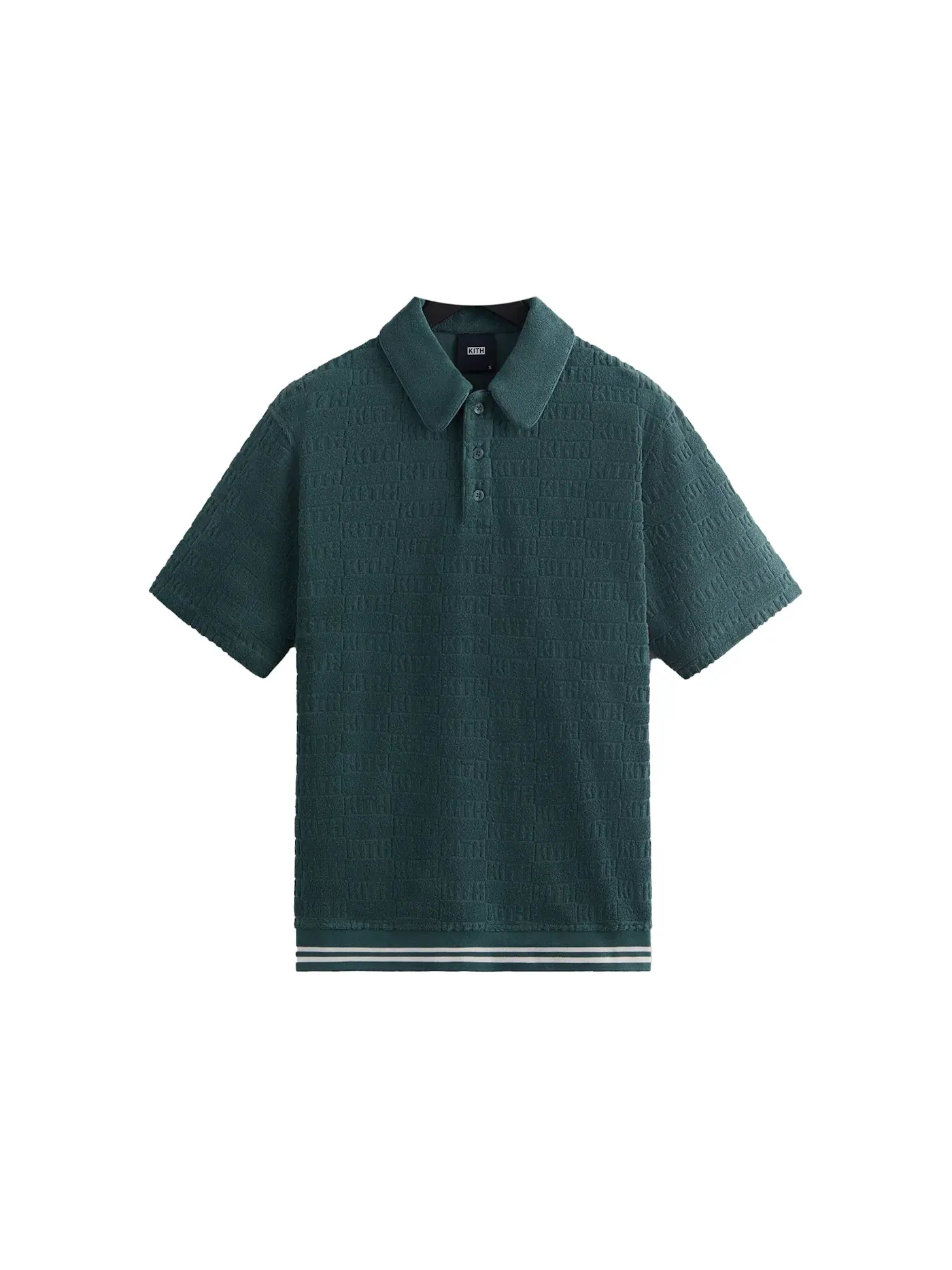 Мужское поло из футера с принтом Kith Graham Polo, Court — изображение 1 из 1
