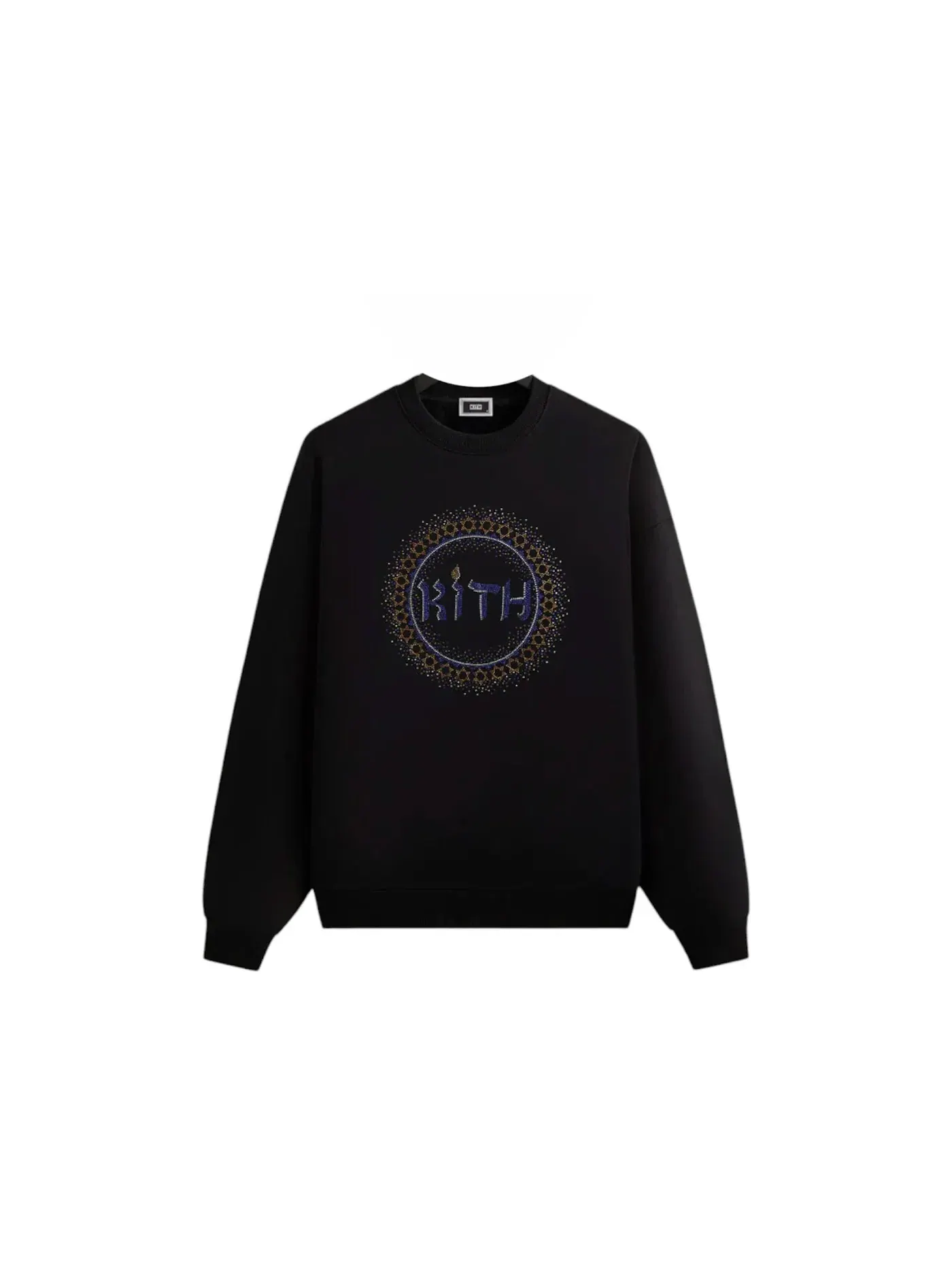 Мужской свитшот с принтом Kith Crystal Nelson Crewneck — изображение 1 из 2, черный