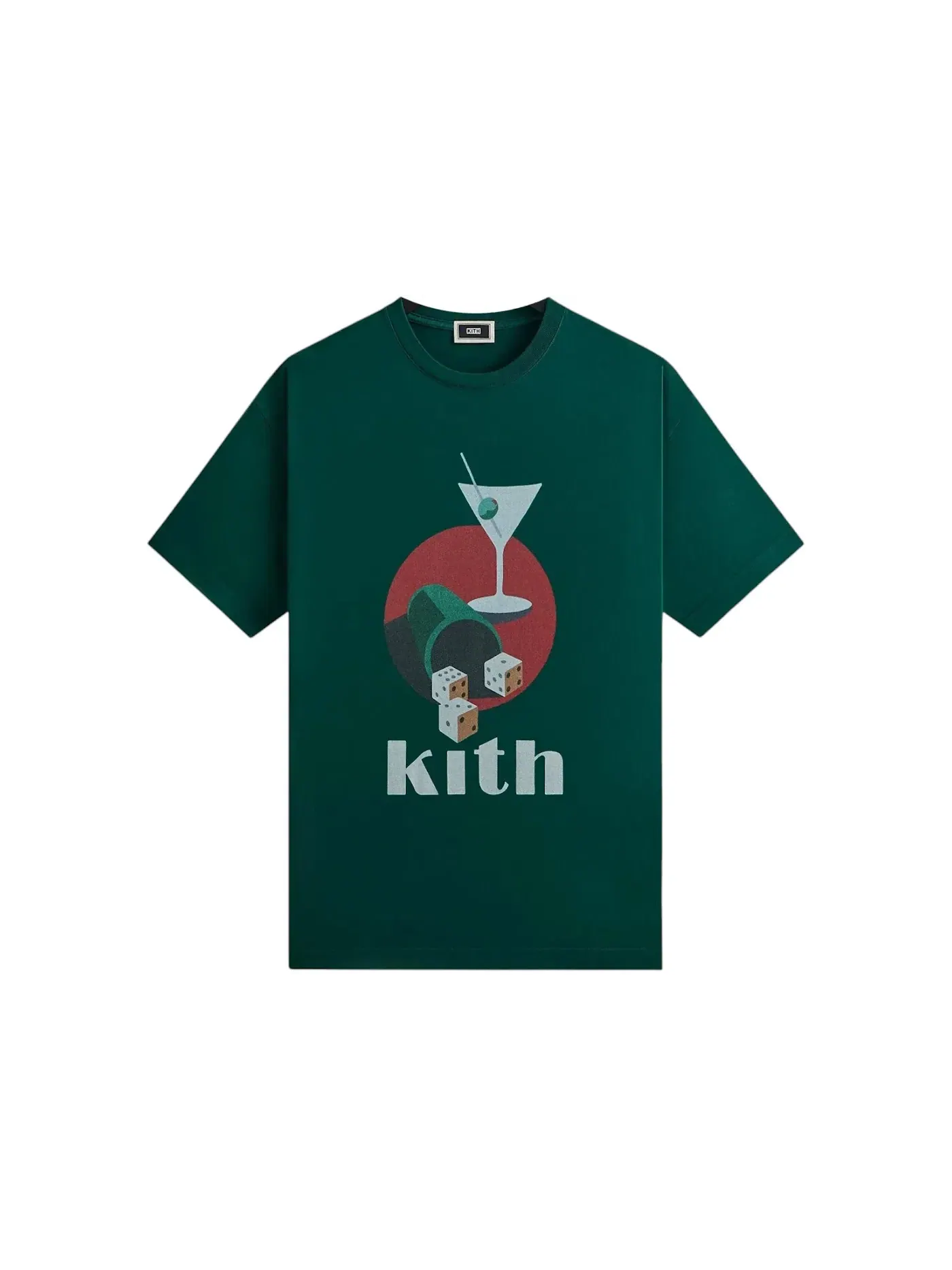 Мужская футболка Kith High Roller Vintage Tee, Fairway — изображение 1 из 2